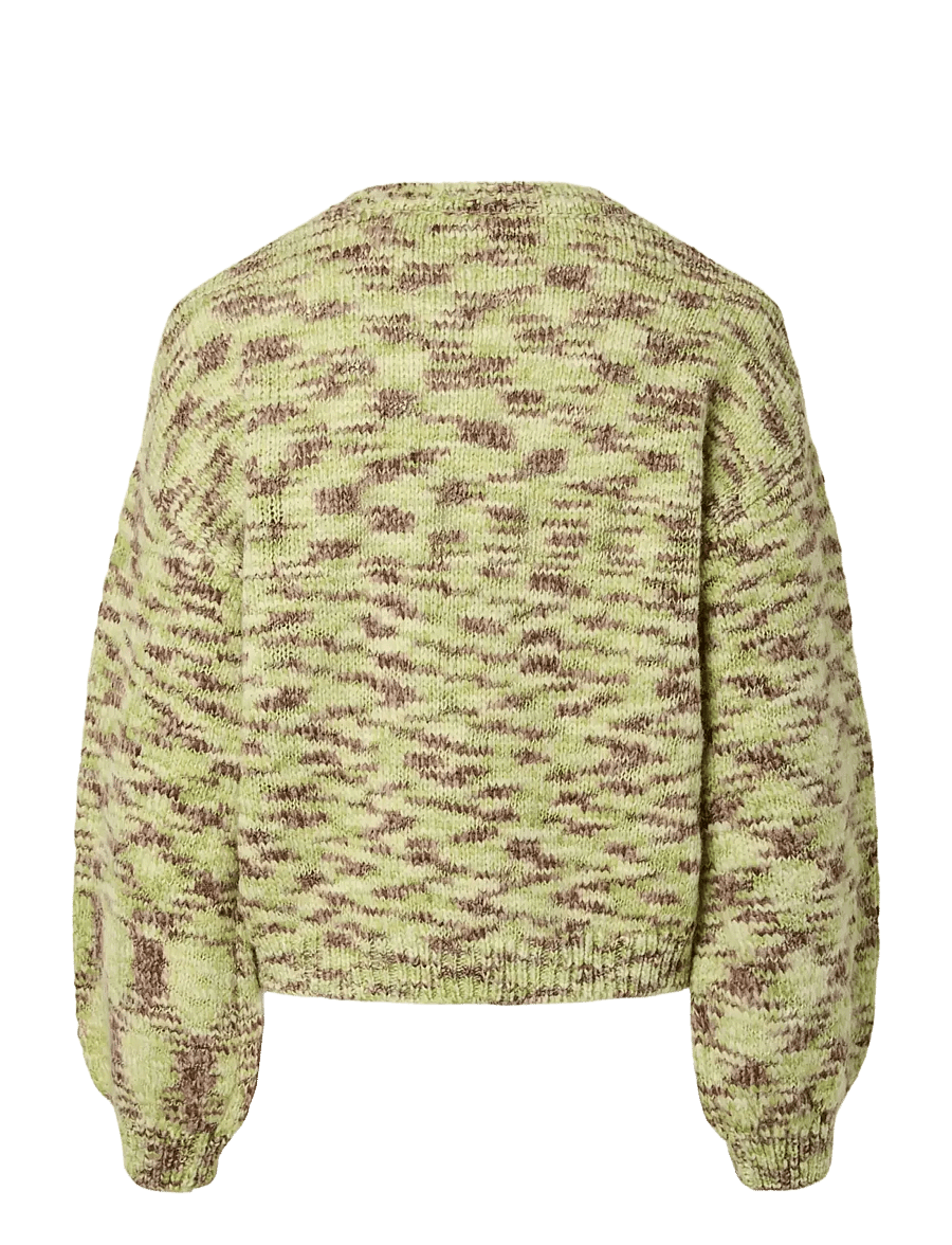Pieces - PCFILLA LS O-NECK PULLOVER KNIT D2D - pullover - sphagnum - 2