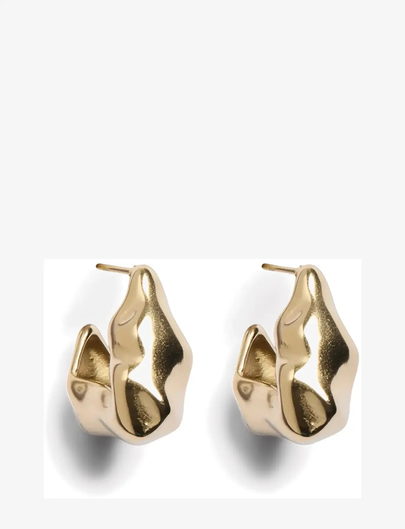 Pieces - PCDITTE EARRINGS BOX WP - creoler & hoops - gold colour - 0