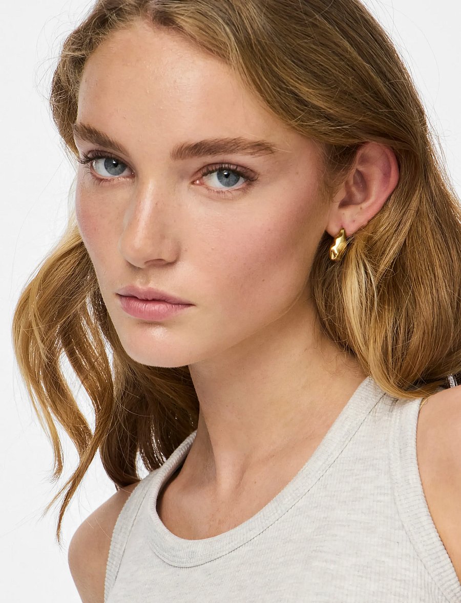 Pieces - PCDITTE EARRINGS BOX WP - kreolen - gold colour - 0