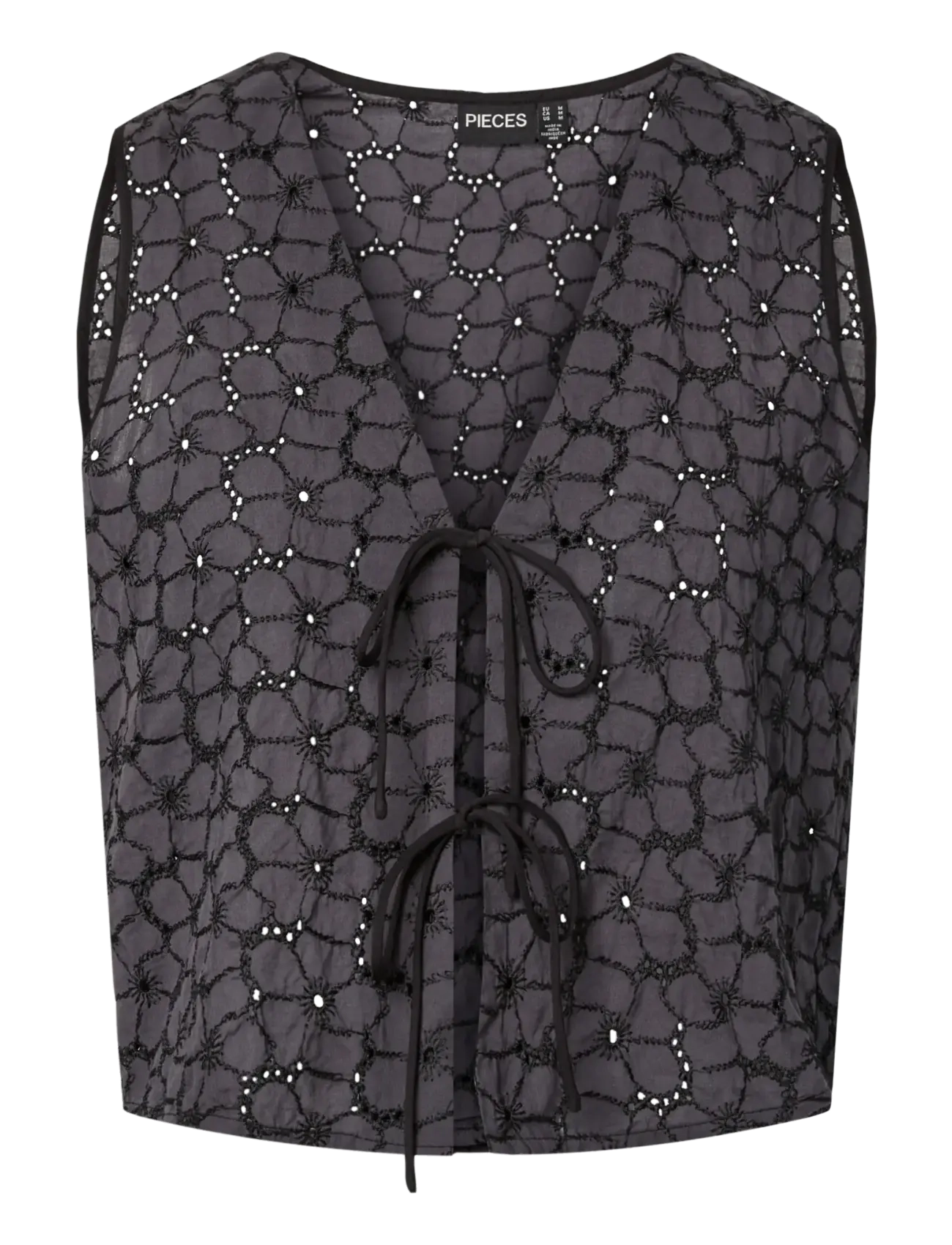 Pieces PCGUSTAVA SL TOP WVN - Pieces - PERISCOPE / black