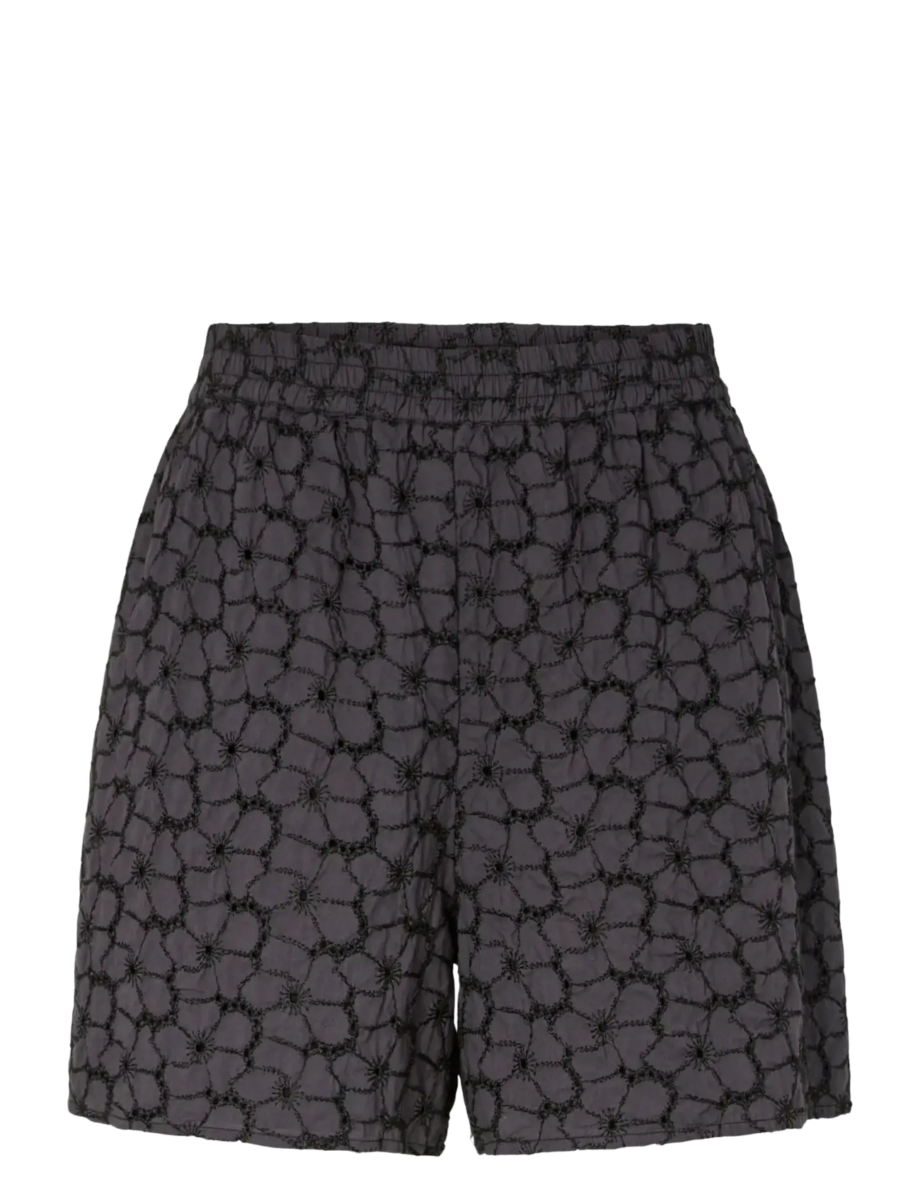 Pieces Pcgustava Hw Shorts Wvn, M, Grey, Shorts > Afslappede Shorts, Dame