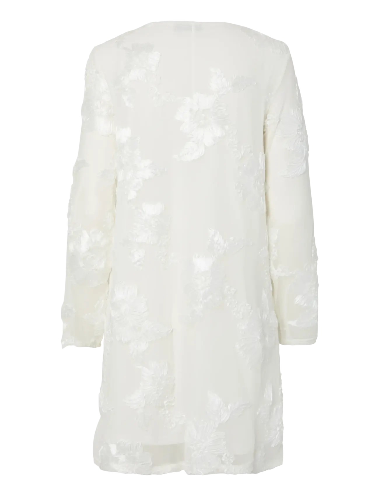 Pieces - PCEVA LS LOOSE DRESS JRS BC - midiklänningar - cloud dancer - 1