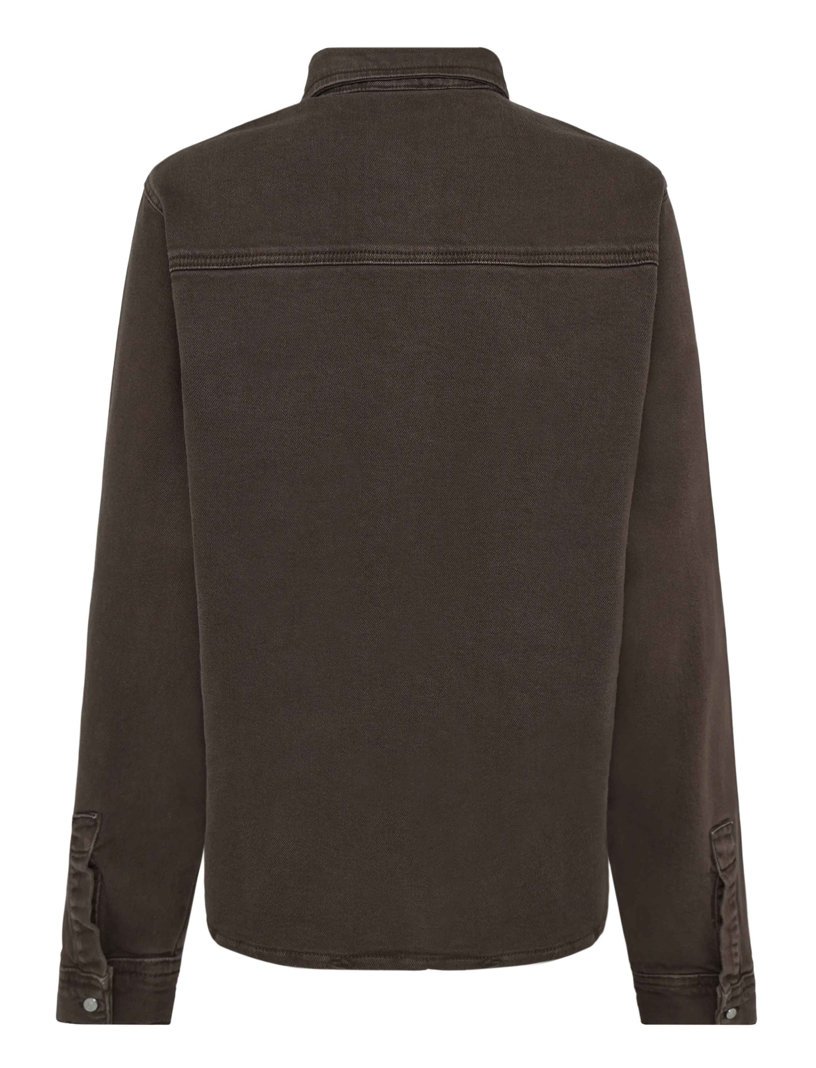 Pieces - PCSILKE LS SHIRT DNM BC - jeanshemden - hot fudge - 2
