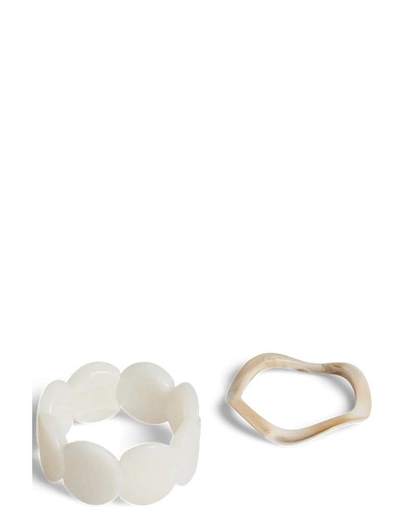 Pieces - PCGIA BRACELET 2-PACK - konfirmationstøj - cloud dancer - 0