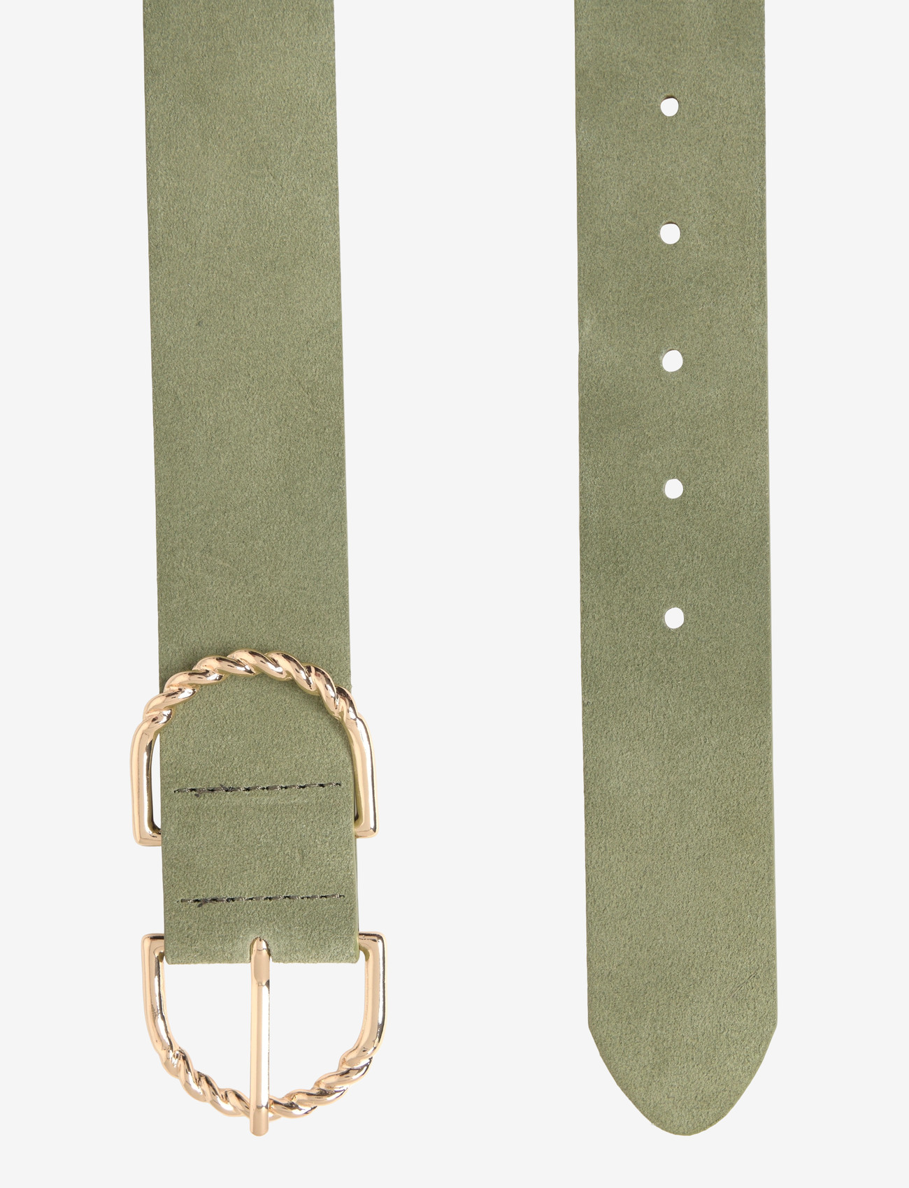 Pieces - PCGINIESTA SUEDE JEANS BELT - læderbælter - sphagnum - 1