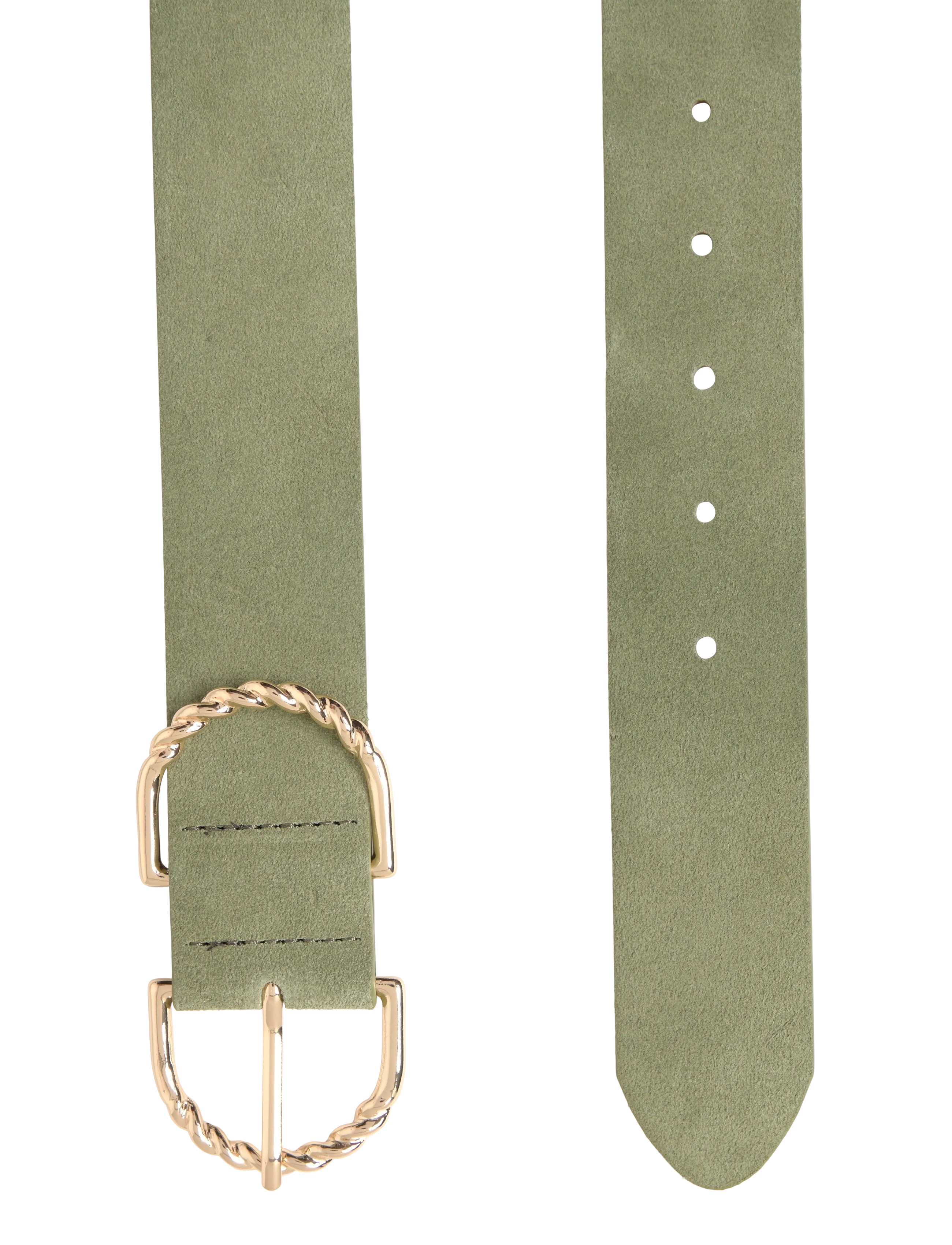 Pieces - PCGINIESTA SUEDE JEANS BELT - ledergürtel - sphagnum - 1