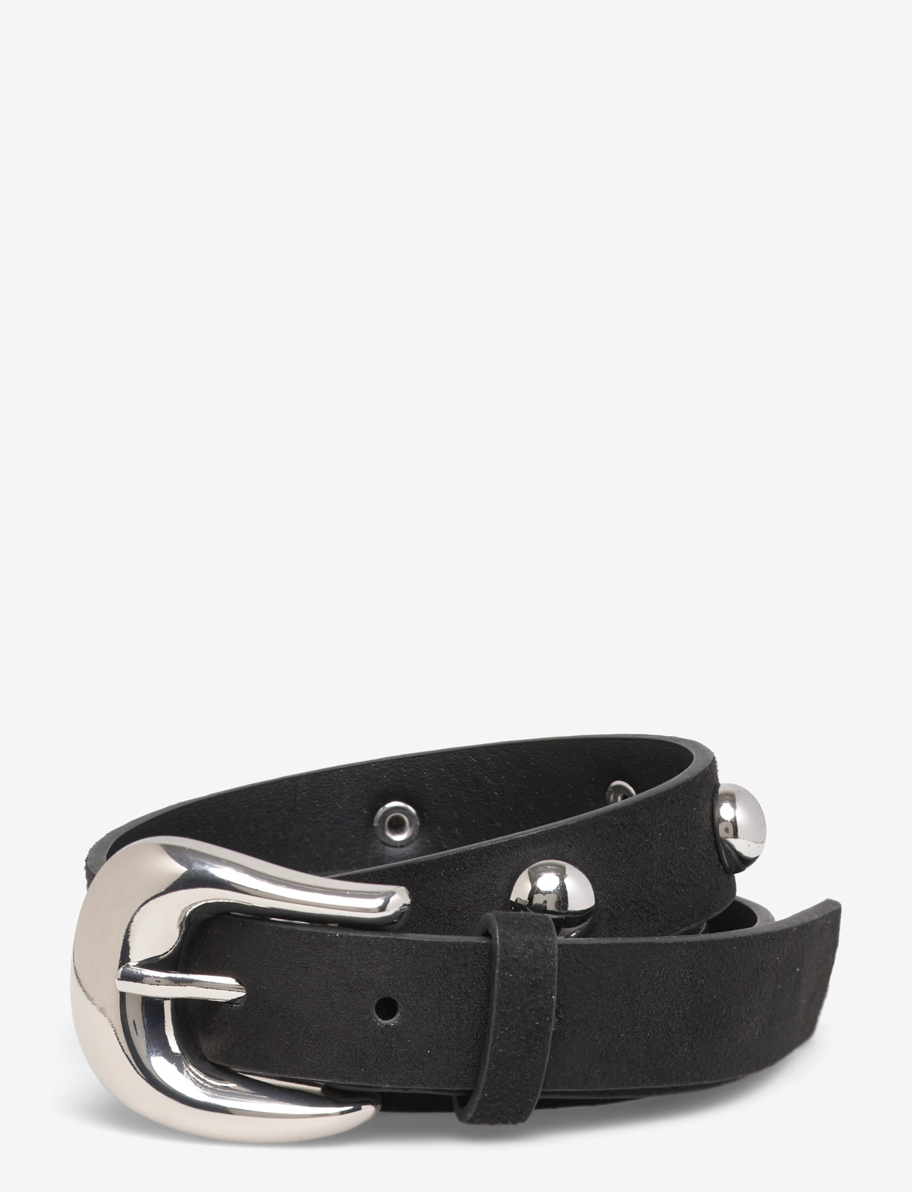 Pieces - PCGESSICA STUD JEANS BELT - casual bælter - black - 1