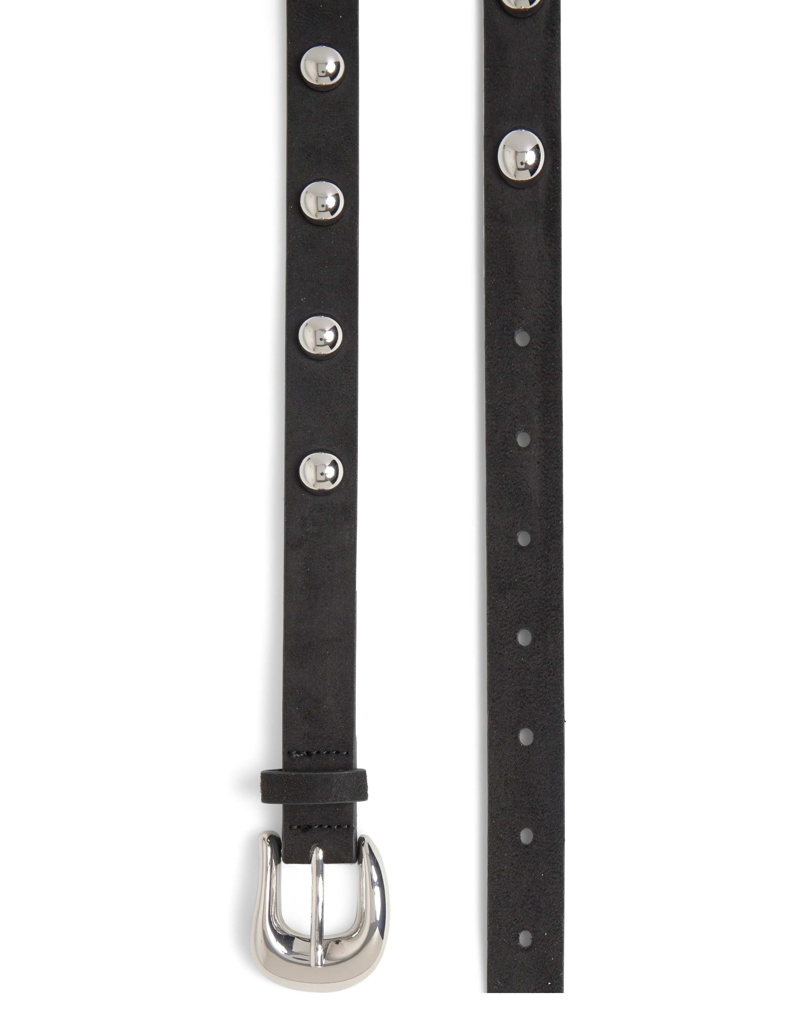 Pieces - PCGESSICA STUD JEANS BELT - freizeitgürtel - black - 2