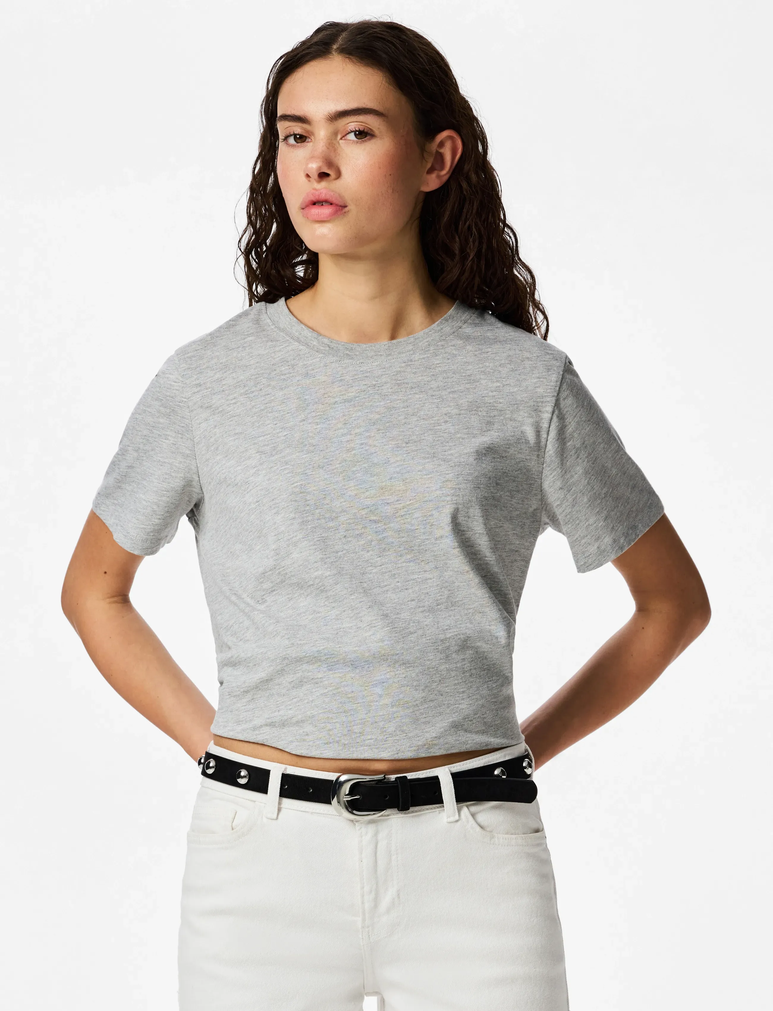 Pieces Pcgessica Stud Jeans Belt, 80, Black, Belts > Casual Belt, Dame
