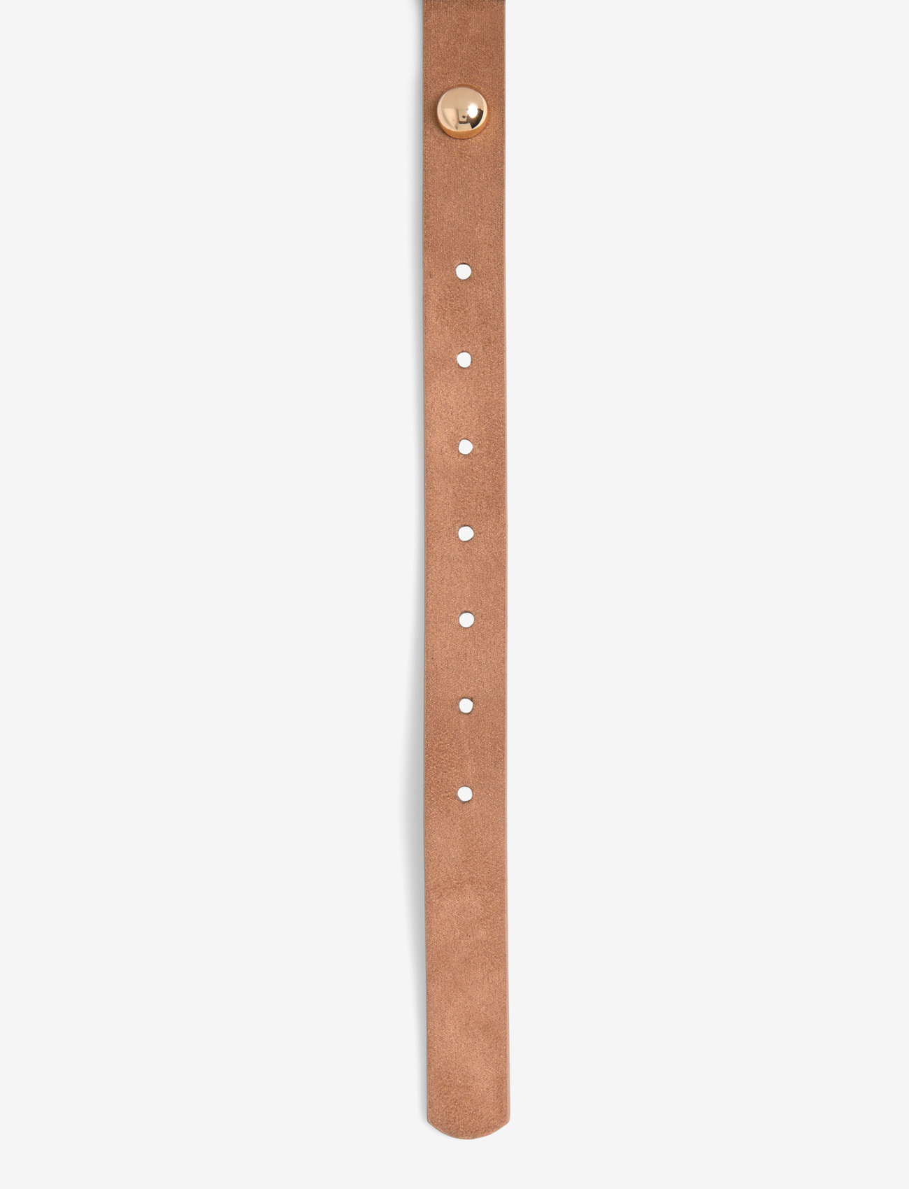 Pieces - PCGESSICA STUD JEANS BELT - vardagsskärp - rawhide - 2