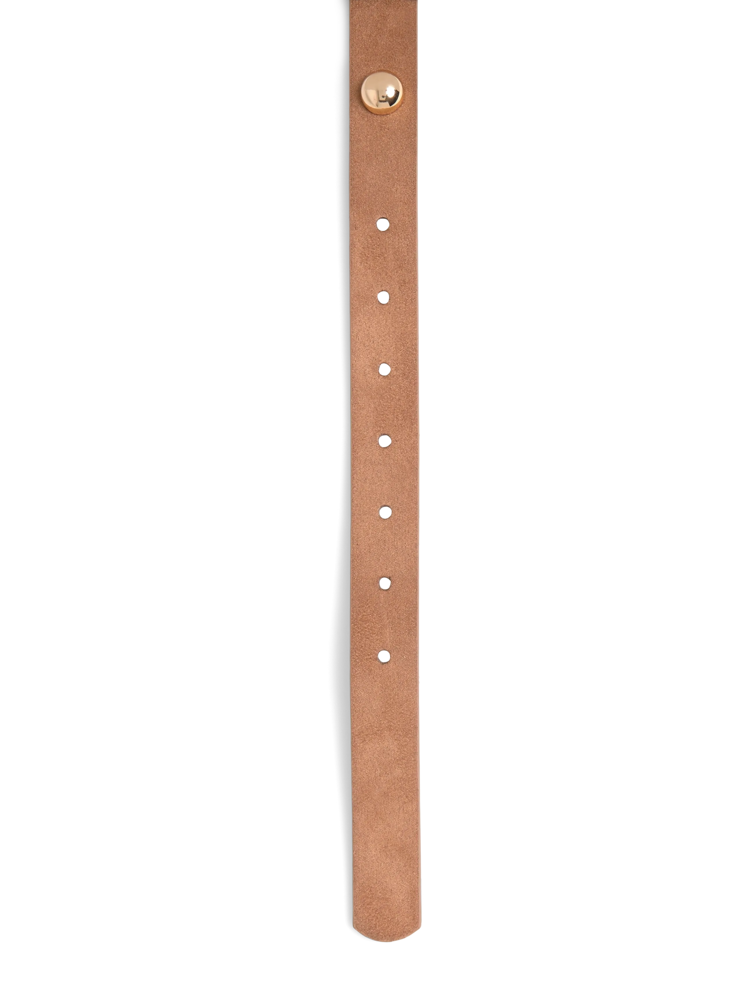 Pieces - PCGESSICA STUD JEANS BELT - vardagsskärp - rawhide - 2