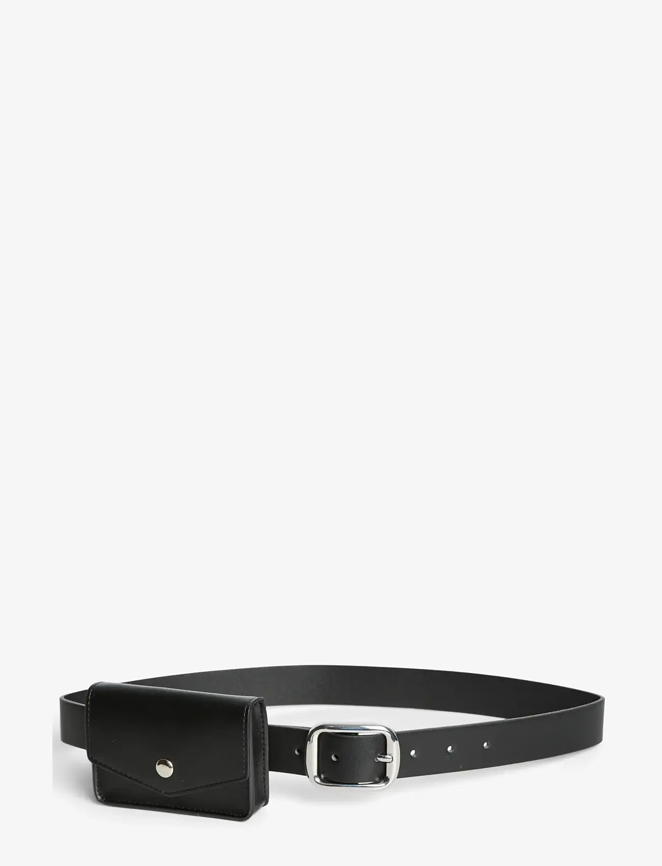 Pieces - PCGARIA JEANS BELT BAG - casual belts - black - 1