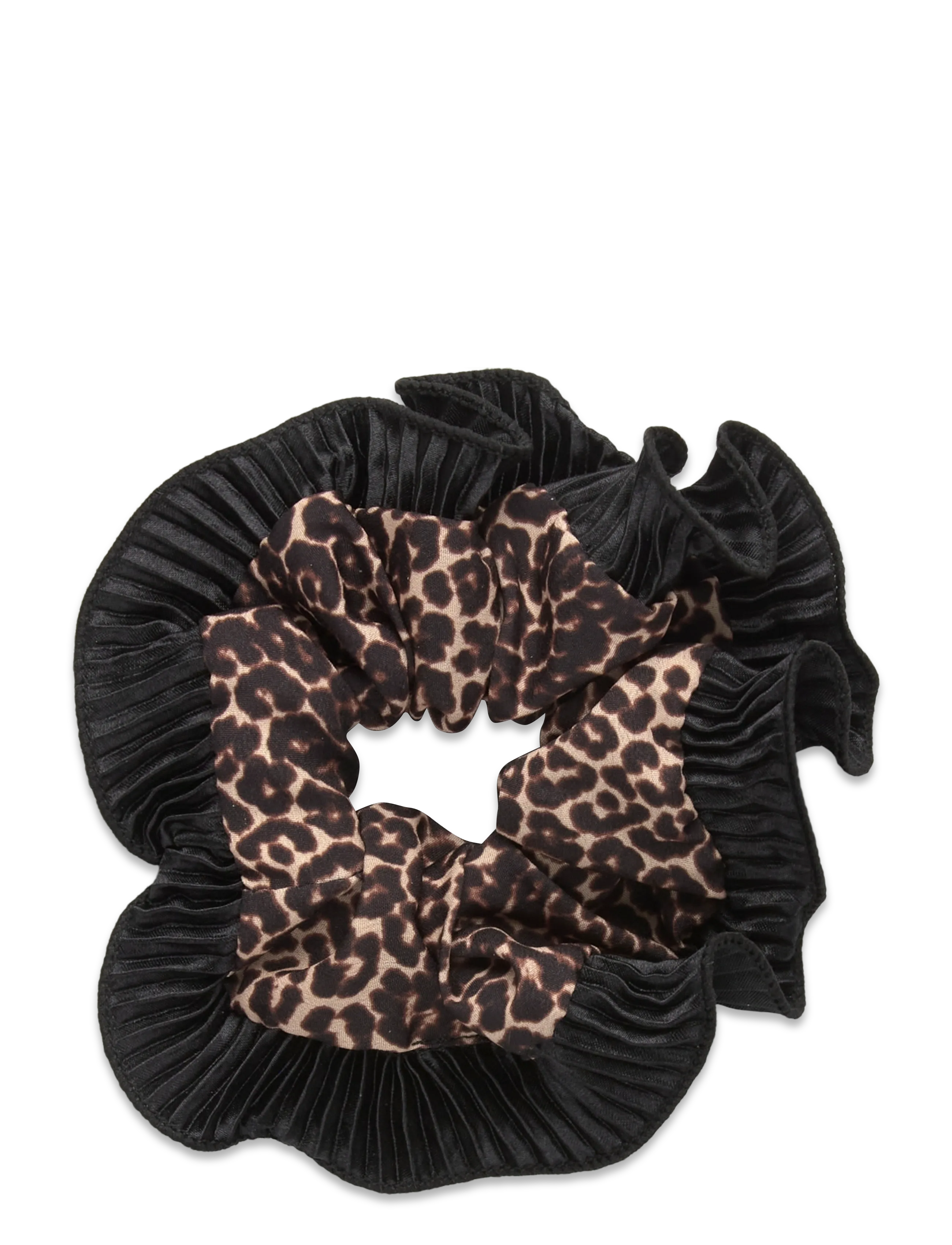 Pieces PCGINNA M SCRUNCHIE - Hår - BLACK / black