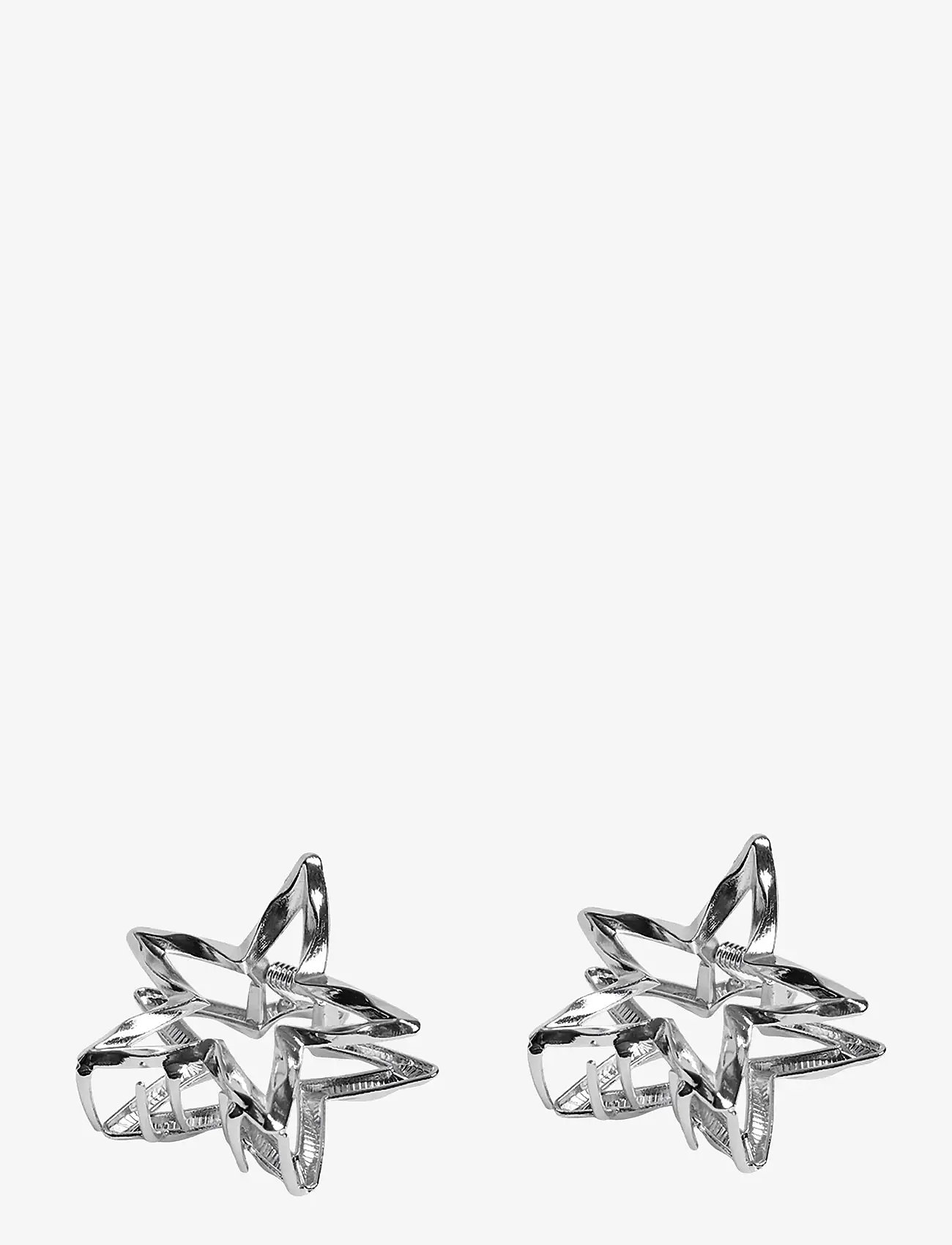 Pieces - PCGIFNA A HAIRSHARK 2-PACK - hårspænde - silver colour - 0