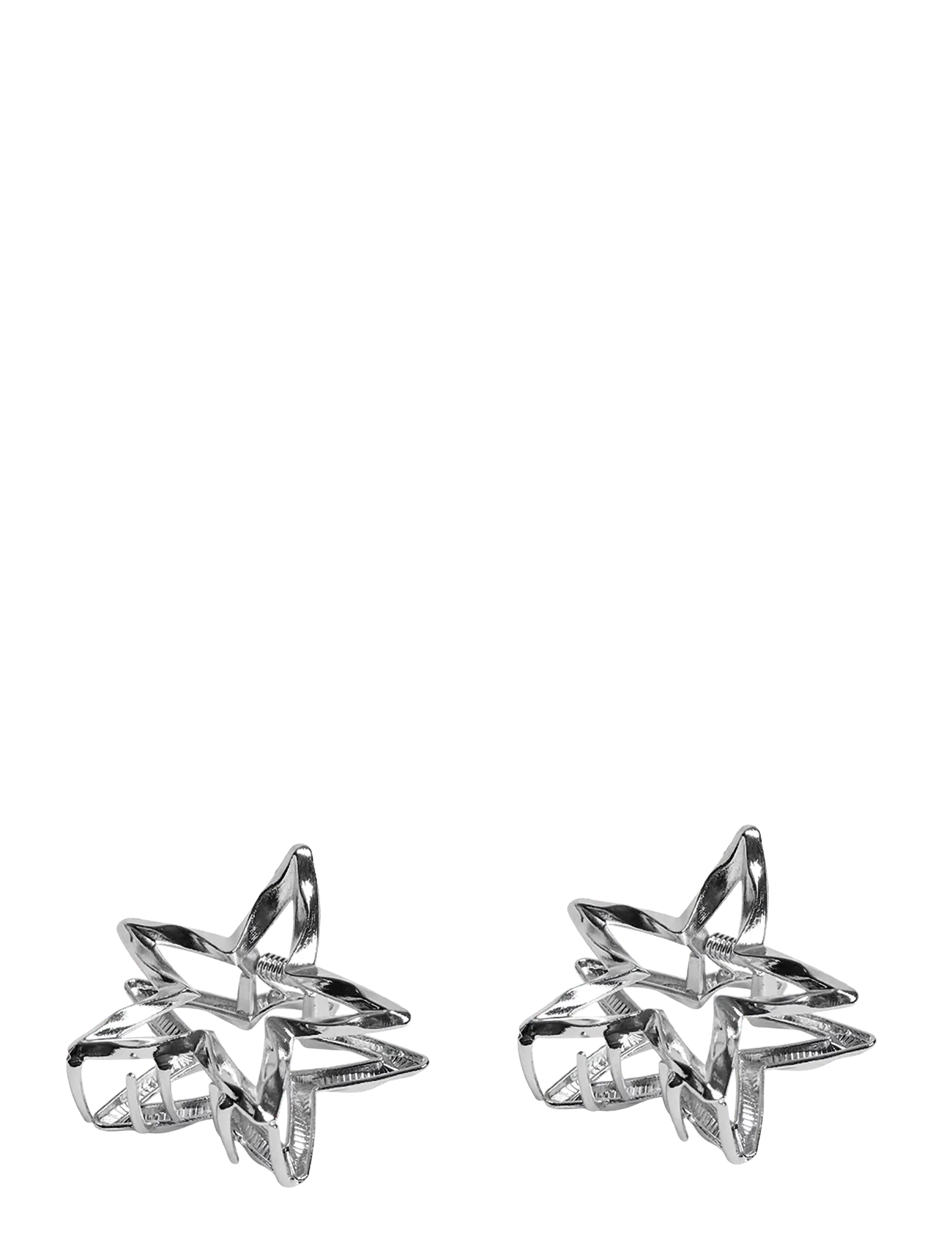 Pieces PCGIFNA A HAIRSHARK 2-PACK - Haaraccessoires - SILVER COLOUR / silver