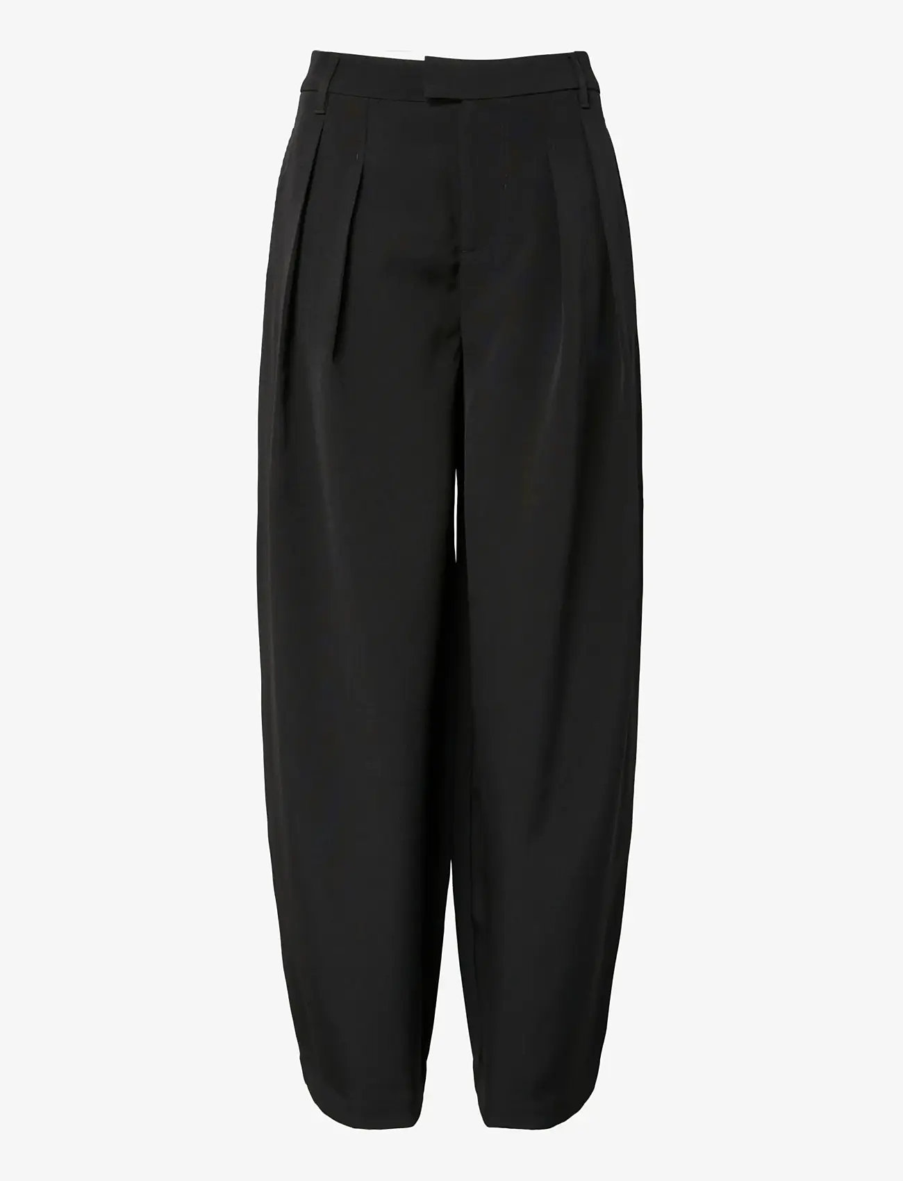 Pieces - PCOLIVIA BARREL PANTS WVN D2D BC - barrelbyxor - black - 1