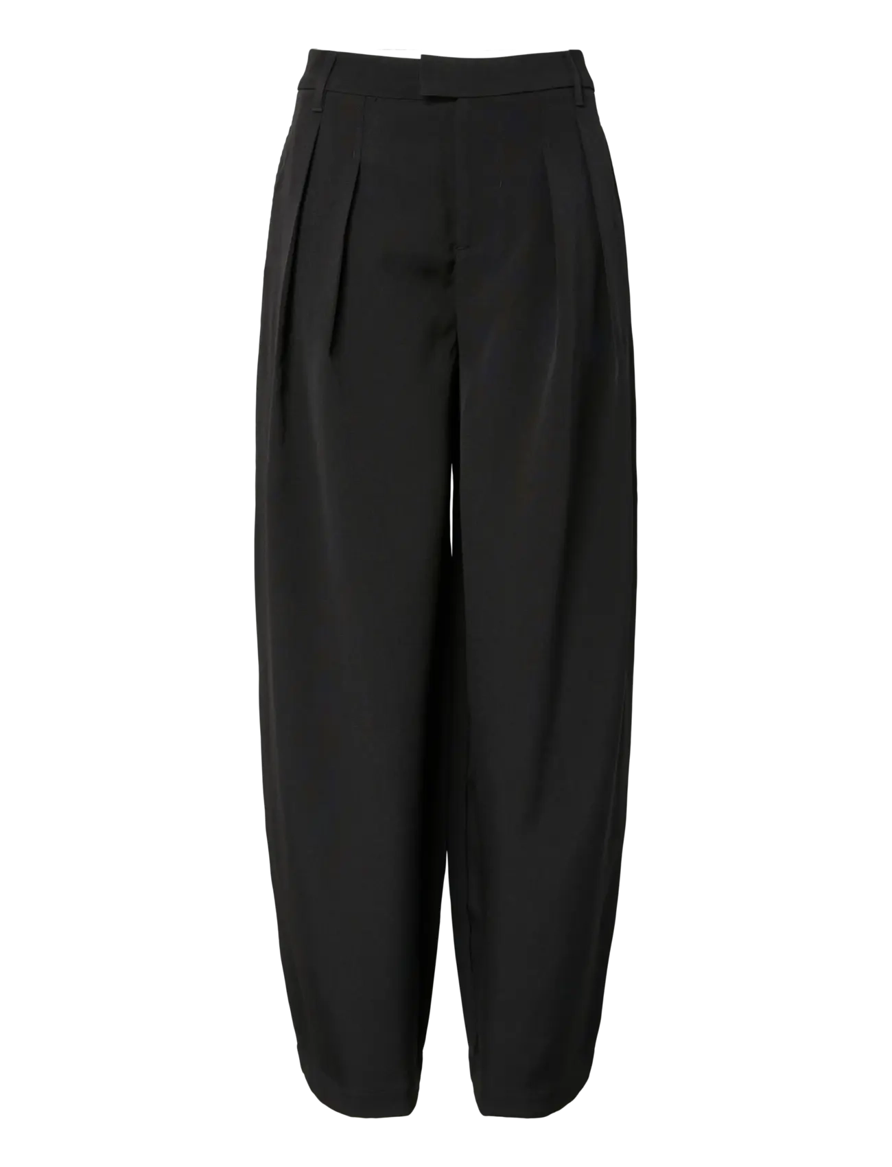Pieces PCOLIVIA MW BARREL PANTS NOOS BC - Bukser - BLACK / black