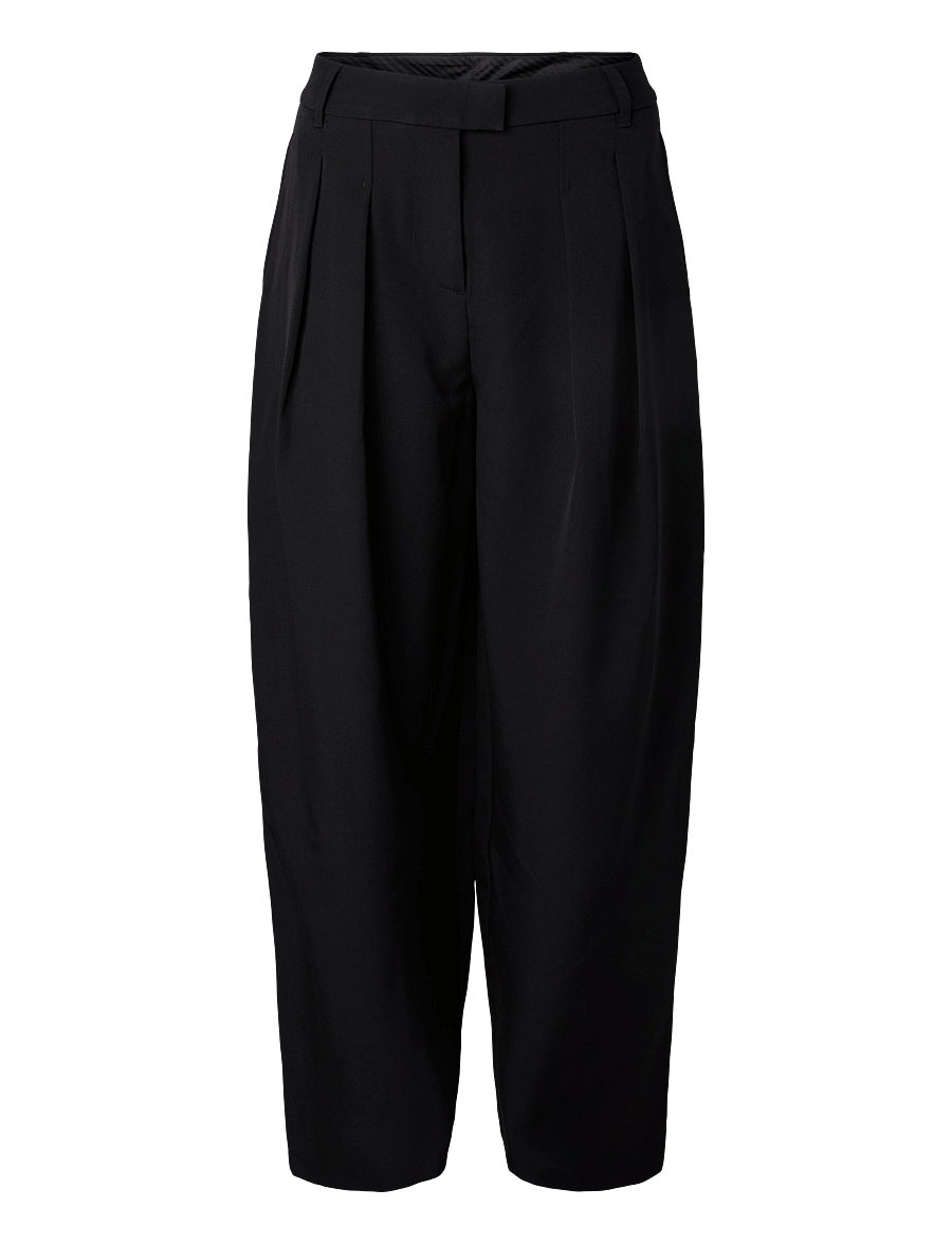 Pieces - PCOLIVIA MW BARREL PANTS NOOS BC - barrel-bukser - black - 1
