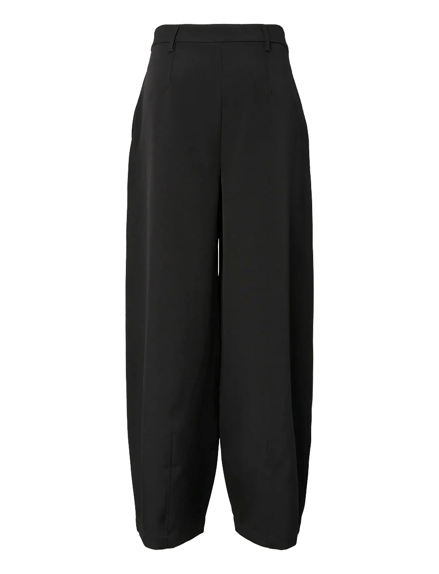 Pieces - PCOLIVIA MW BARREL PANTS NOOS BC - barrel-bukser - black - 2