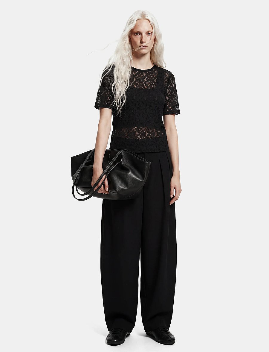 Pieces - PCOLIVIA MW BARREL PANTS NOOS BC - barrel-bukser - black - 3