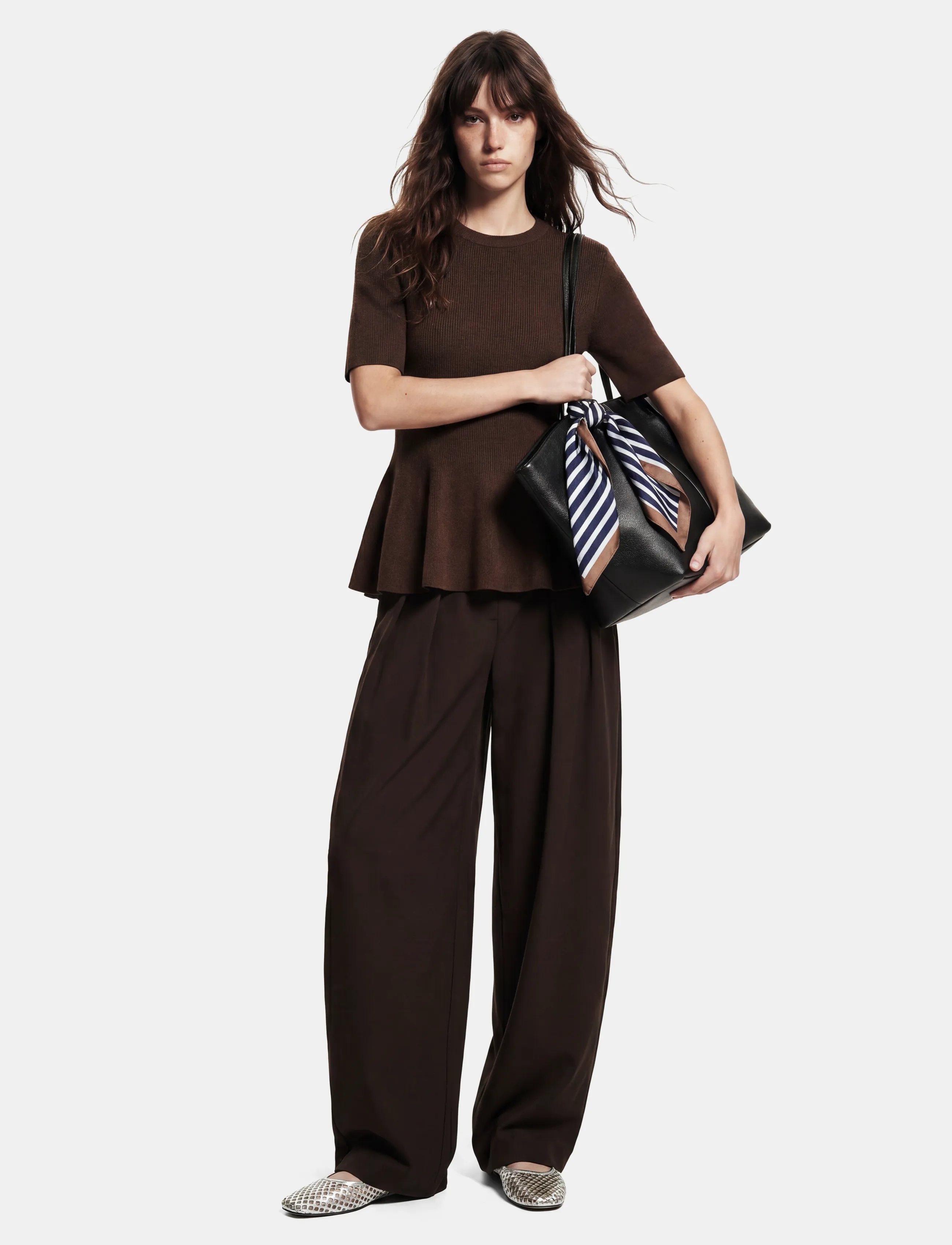 Pieces - PCOLIVIA MW BARREL PANTS NOOS BC - trousers - delicioso - 3