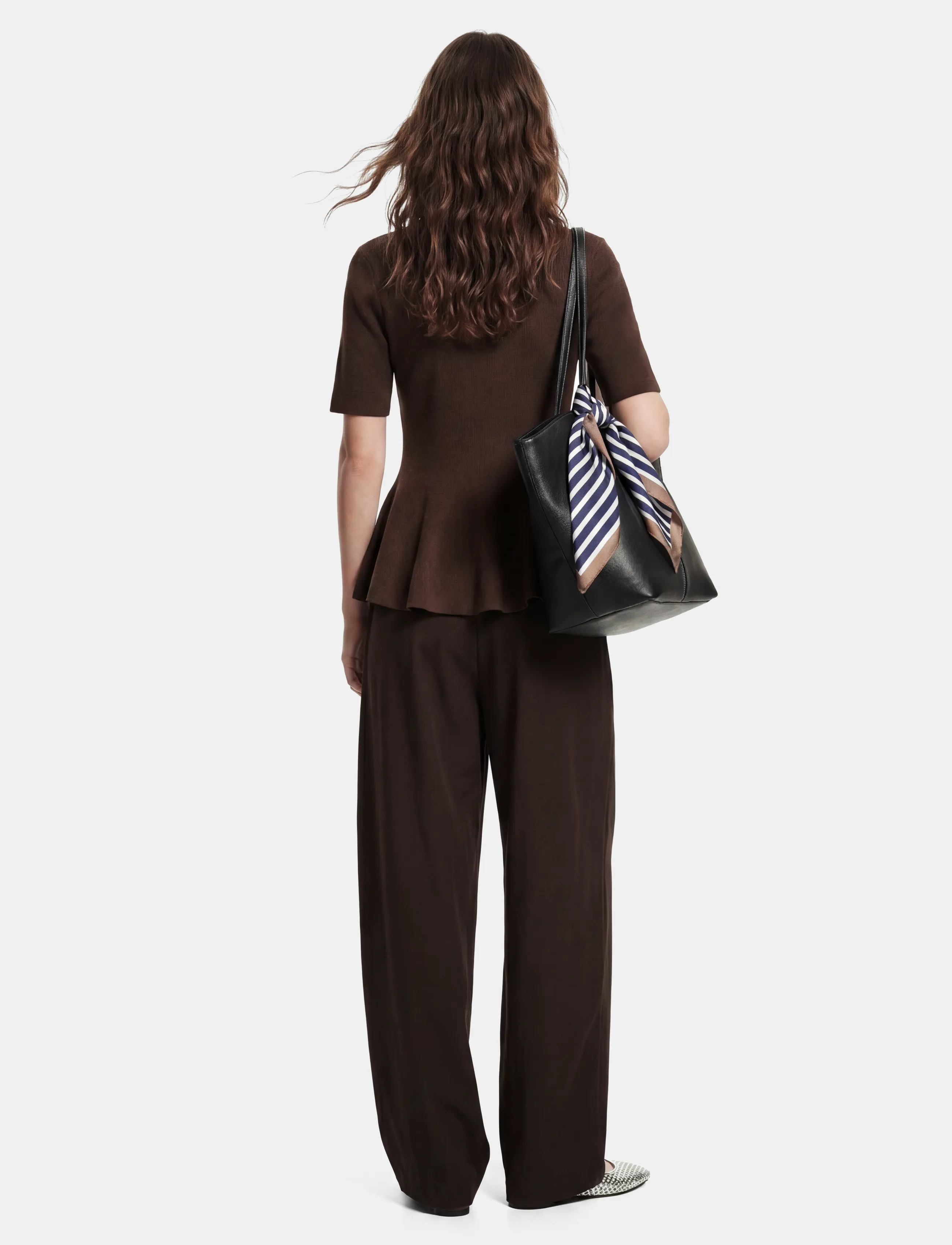 Pieces - PCOLIVIA MW BARREL PANTS NOOS BC - trousers - delicioso - 4