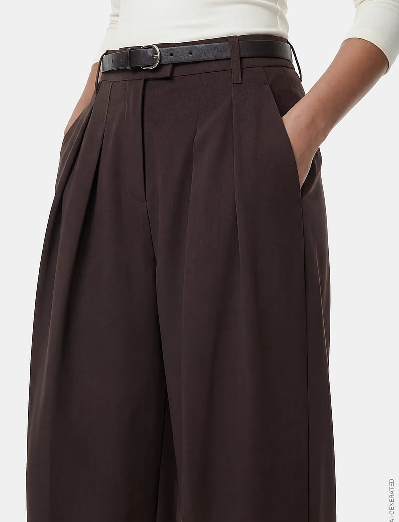 Pieces - PCOLIVIA MW BARREL PANTS NOOS BC - barrel-bukser - delicioso - 5