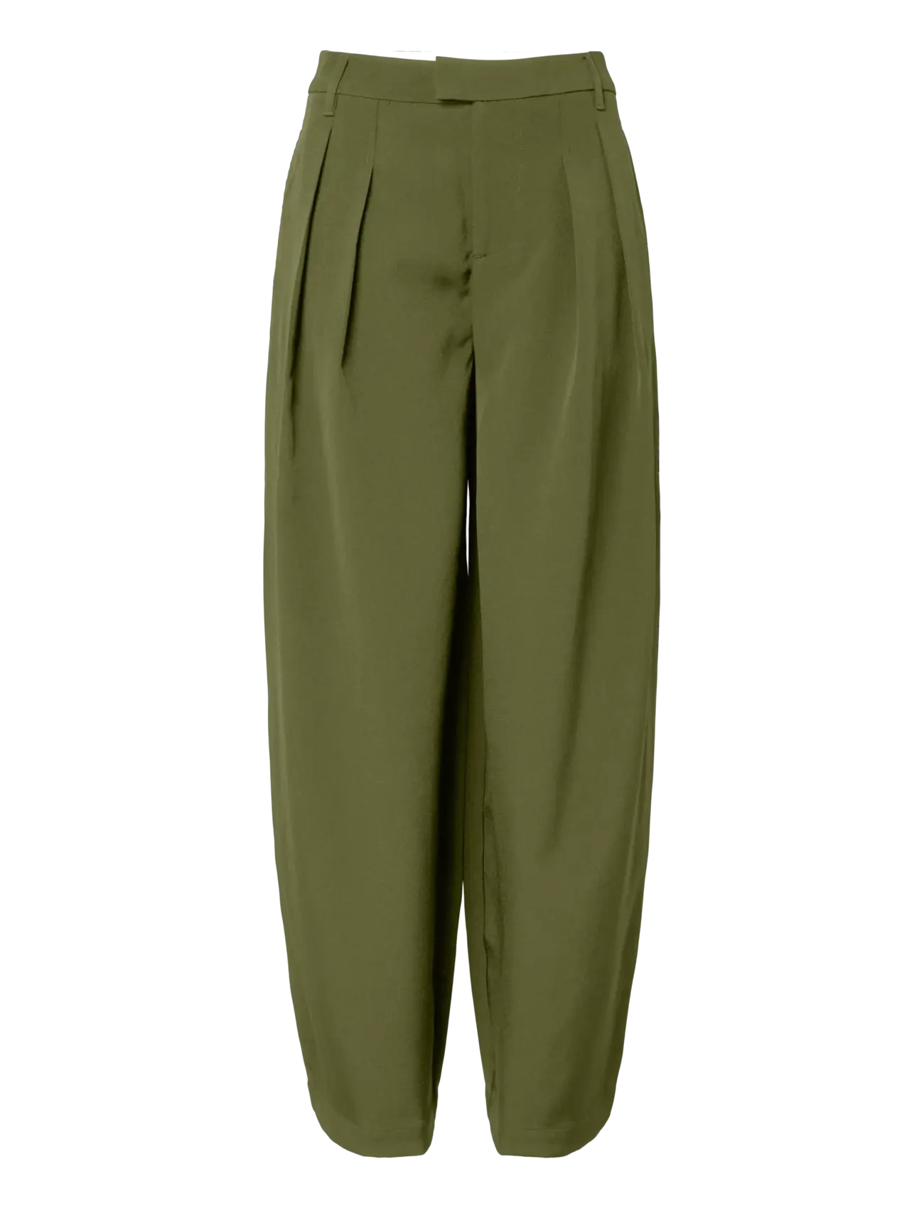 Pieces PCOLIVIA BARREL PANTS WVN D2D BC - Kleidung - SPHAGNUM / khaki/green