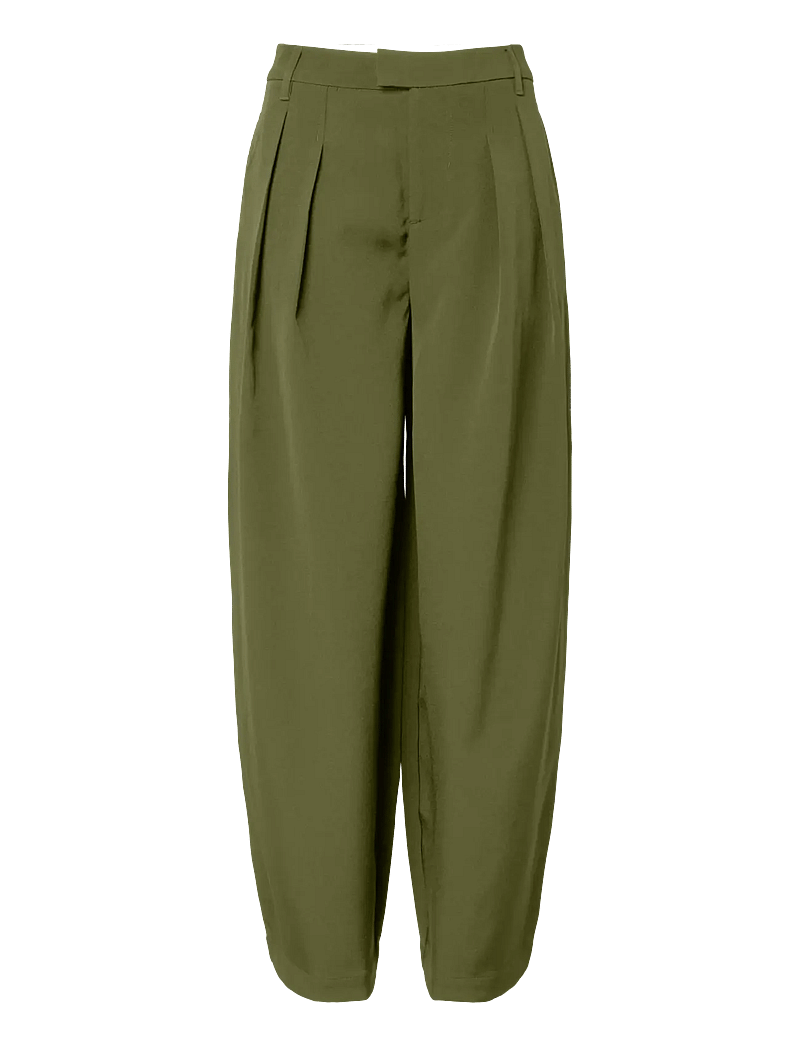 Pieces - PCOLIVIA BARREL PANTS WVN D2D BC - barrel-hosen - sphagnum - 1