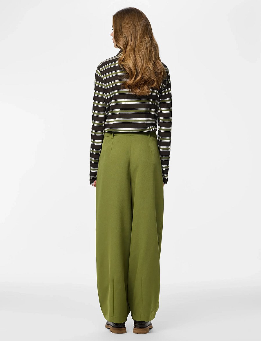 Pieces - PCOLIVIA MW BARREL PANTS NOOS BC - barrel-bukser - sphagnum - 2