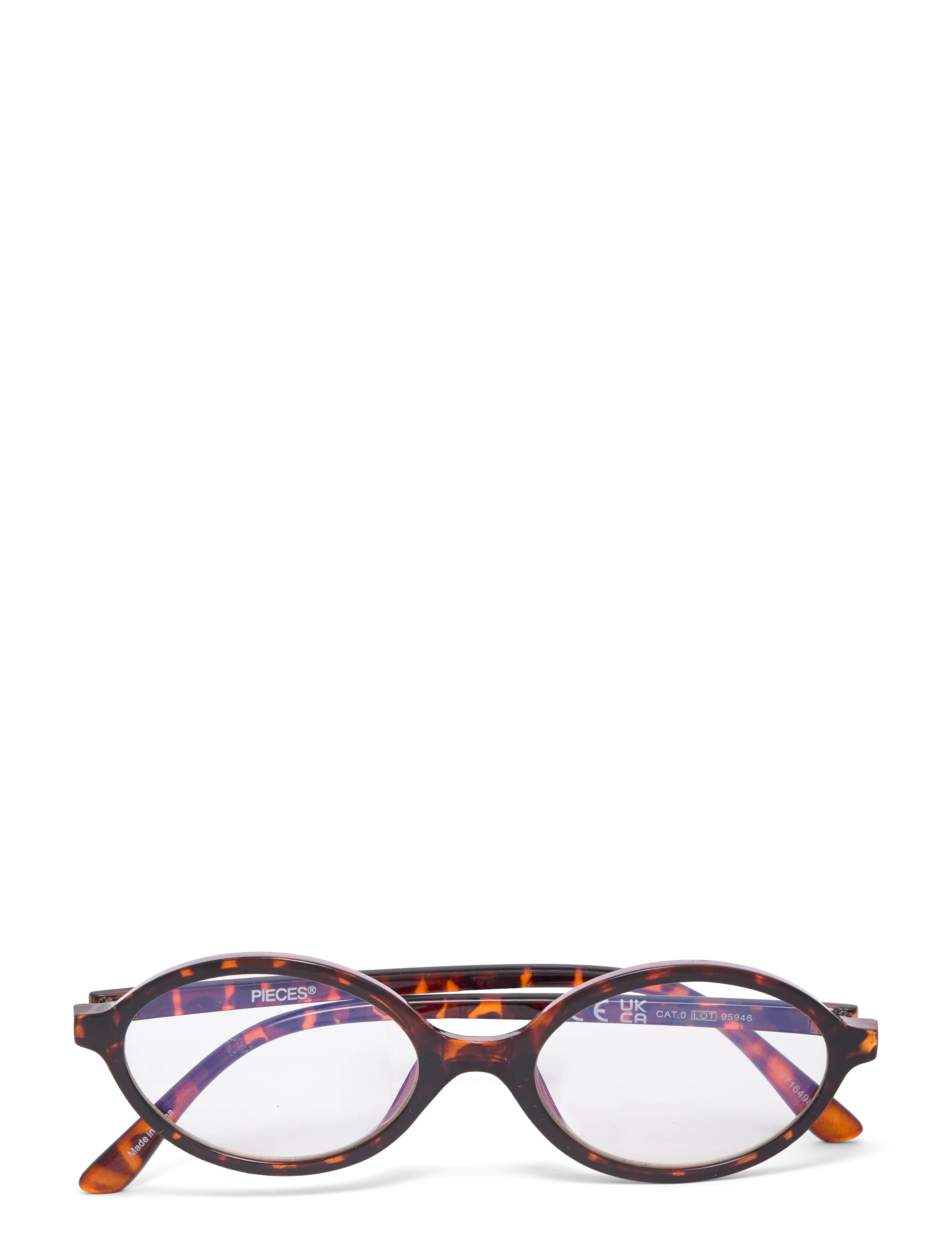 Pieces PCDENIA BLUE LIGHT GLASSES BUNDLE BC - Blauwlichtbrillen - BLACK / brown