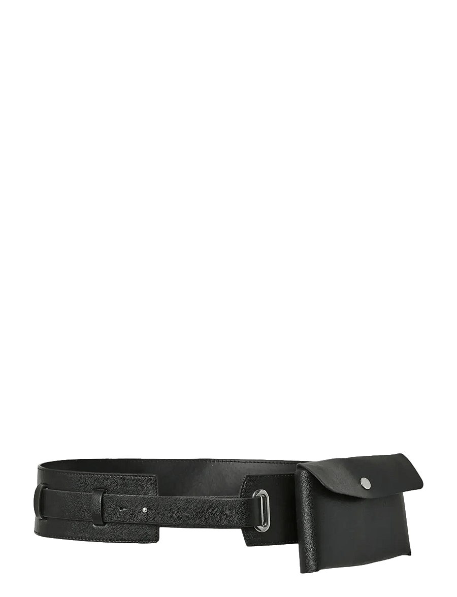 Pieces - PCDANIELLE BELT BAG D2D - taillengürtel - black - 1