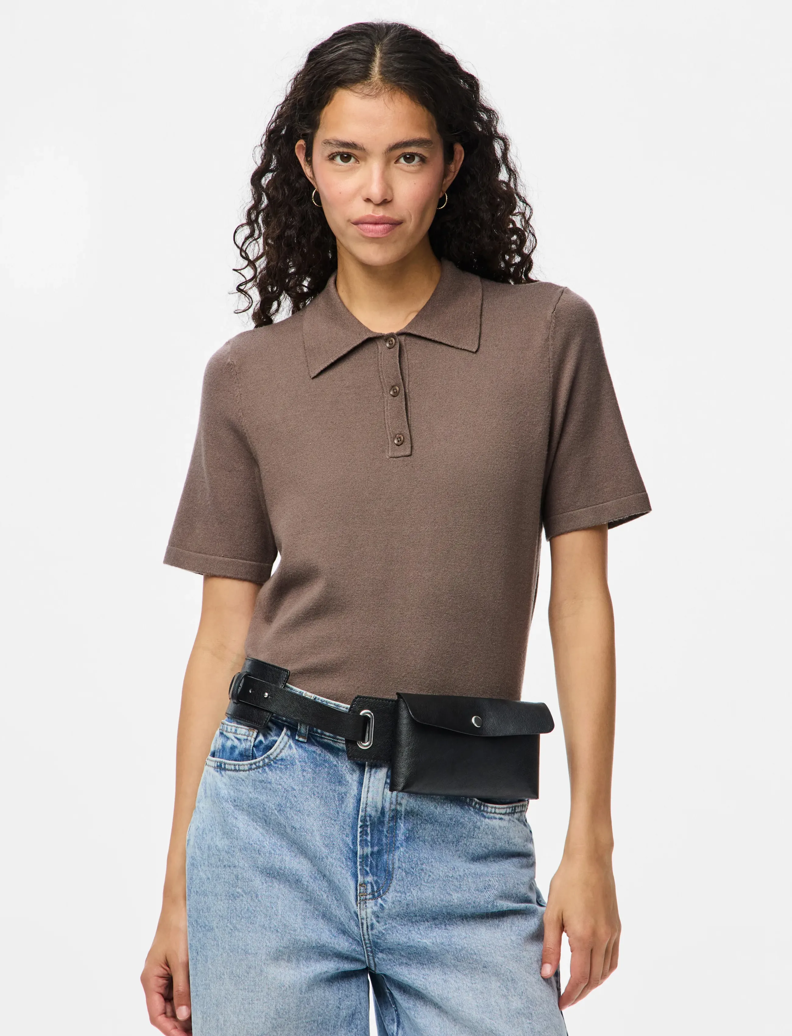 Pieces Pcdanielle Belt Bag D2D, 90, Belts, Schwarz - Waist Belt, Frauen