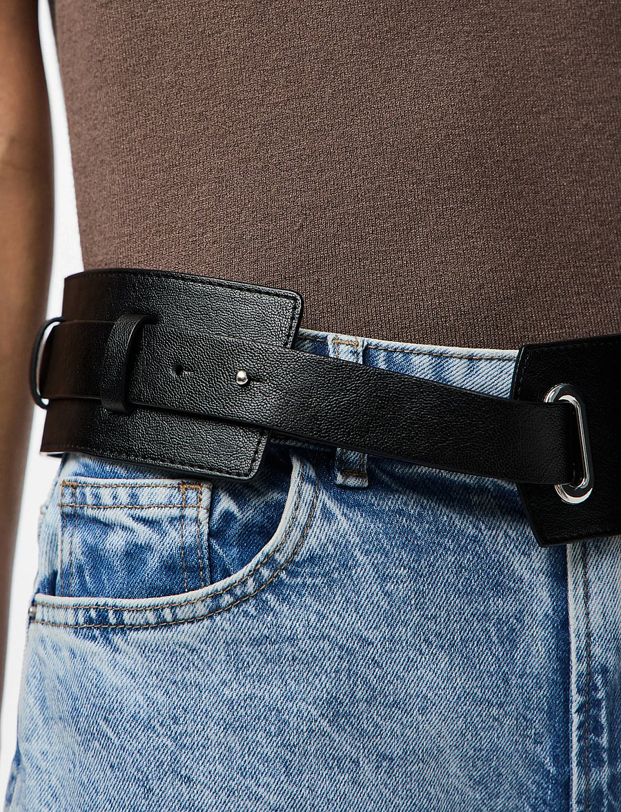 Pieces - PCDANIELLE BELT BAG D2D - taillengürtel - black - 2