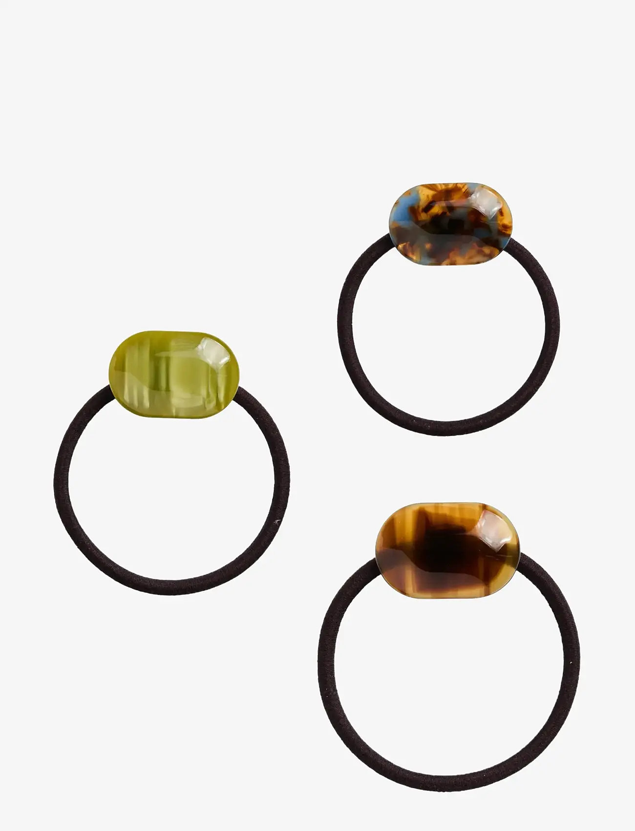 Pieces - PCOMEGA HAIR ELASTIC 3-PACK D2D - scrunchies - delicioso - 0