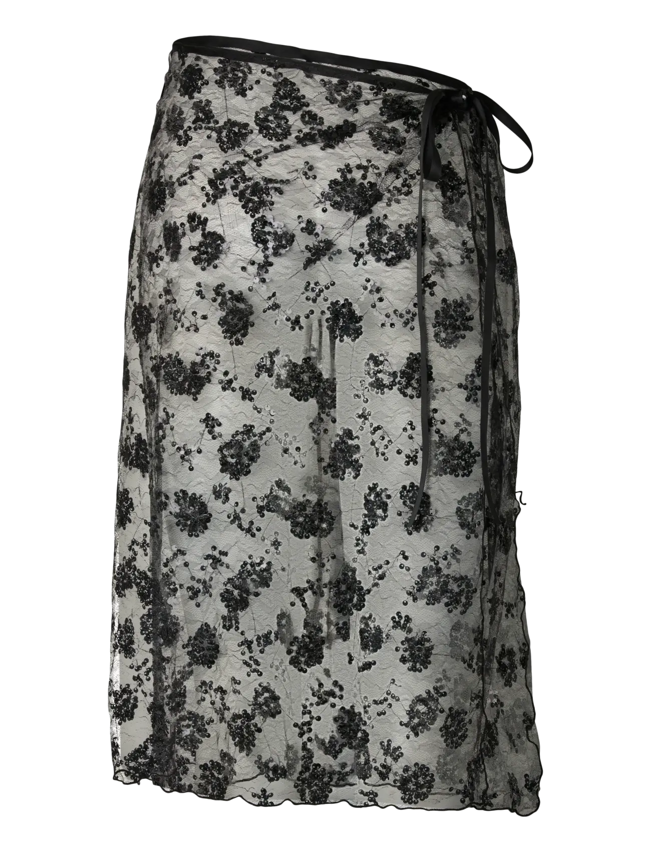 Pieces PCNATASJA LACE SARONG - Kollektsioonid - BLACK / black