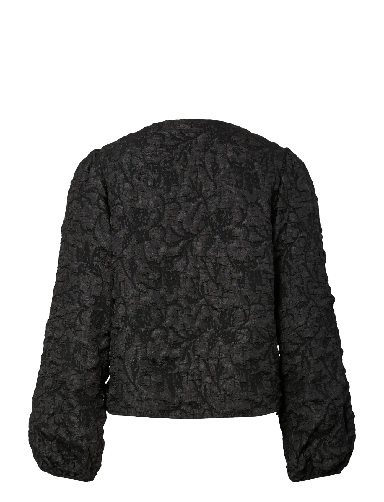 Pieces - PCGRETCHEN LS TOP WVN D2D - langärmlige blusen - black - 2