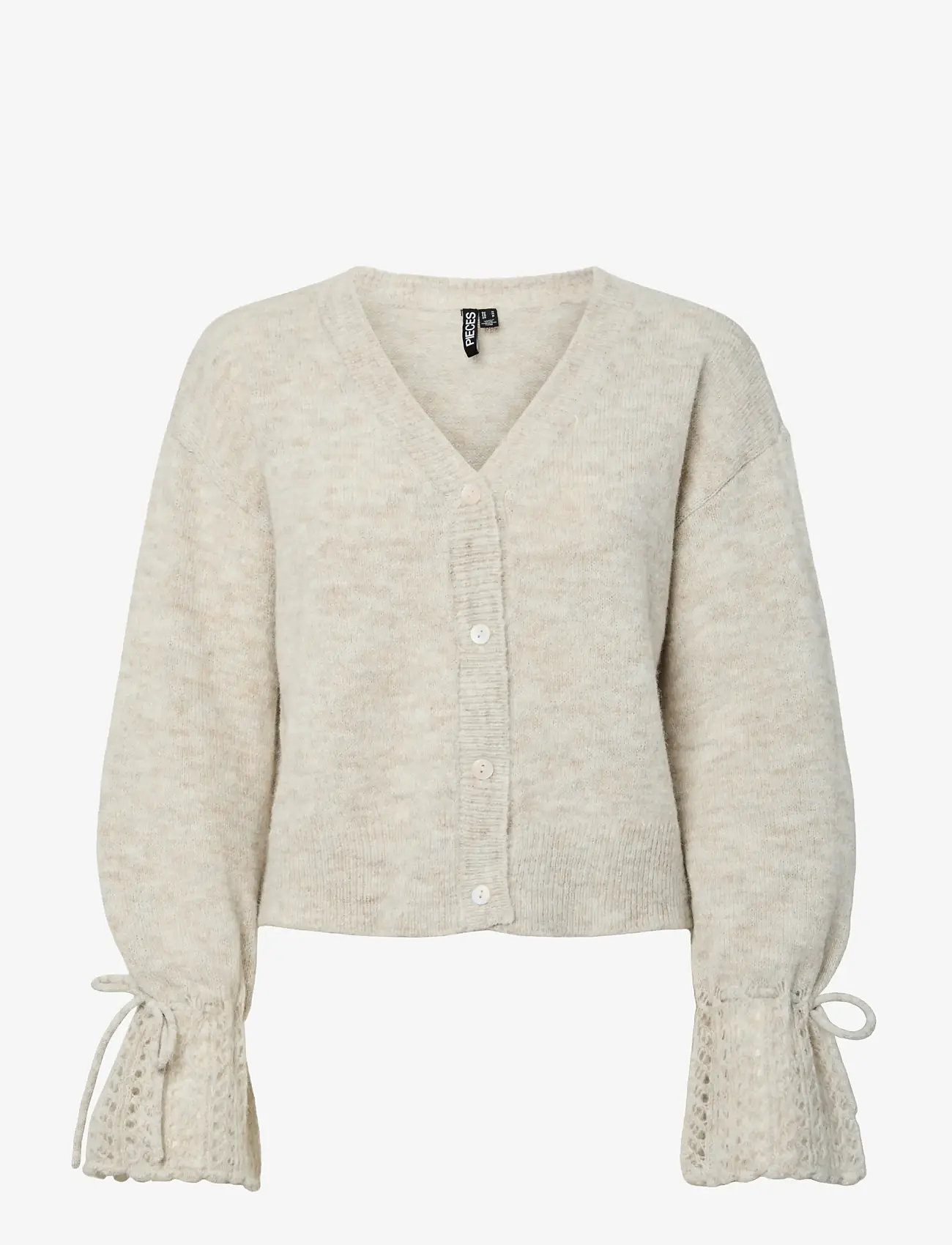 Pieces - PCSMILLA LS KNIT CARDIGAN D2D - cardigans - dove - 1