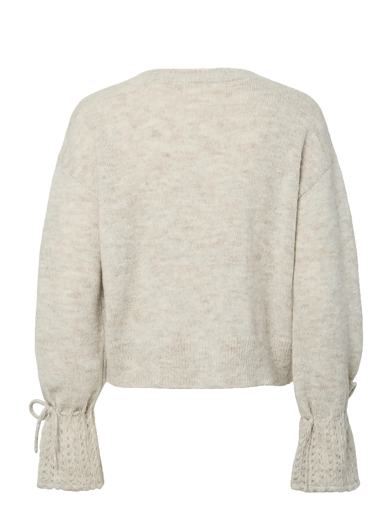 Pieces - PCSMILLA LS KNIT CARDIGAN D2D - cardigans - dove - 2