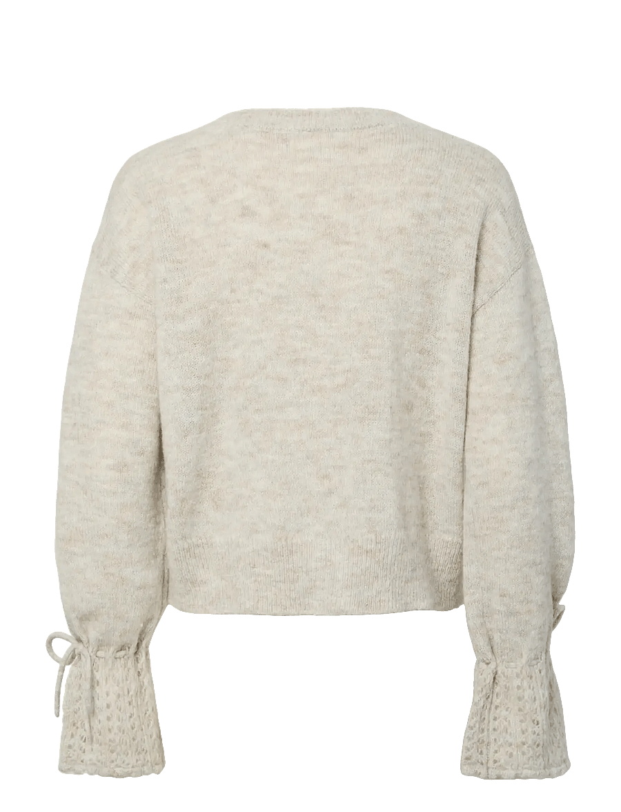 Pieces - PCSMILLA LS KNIT CARDIGAN D2D - kardiganid - dove - 2