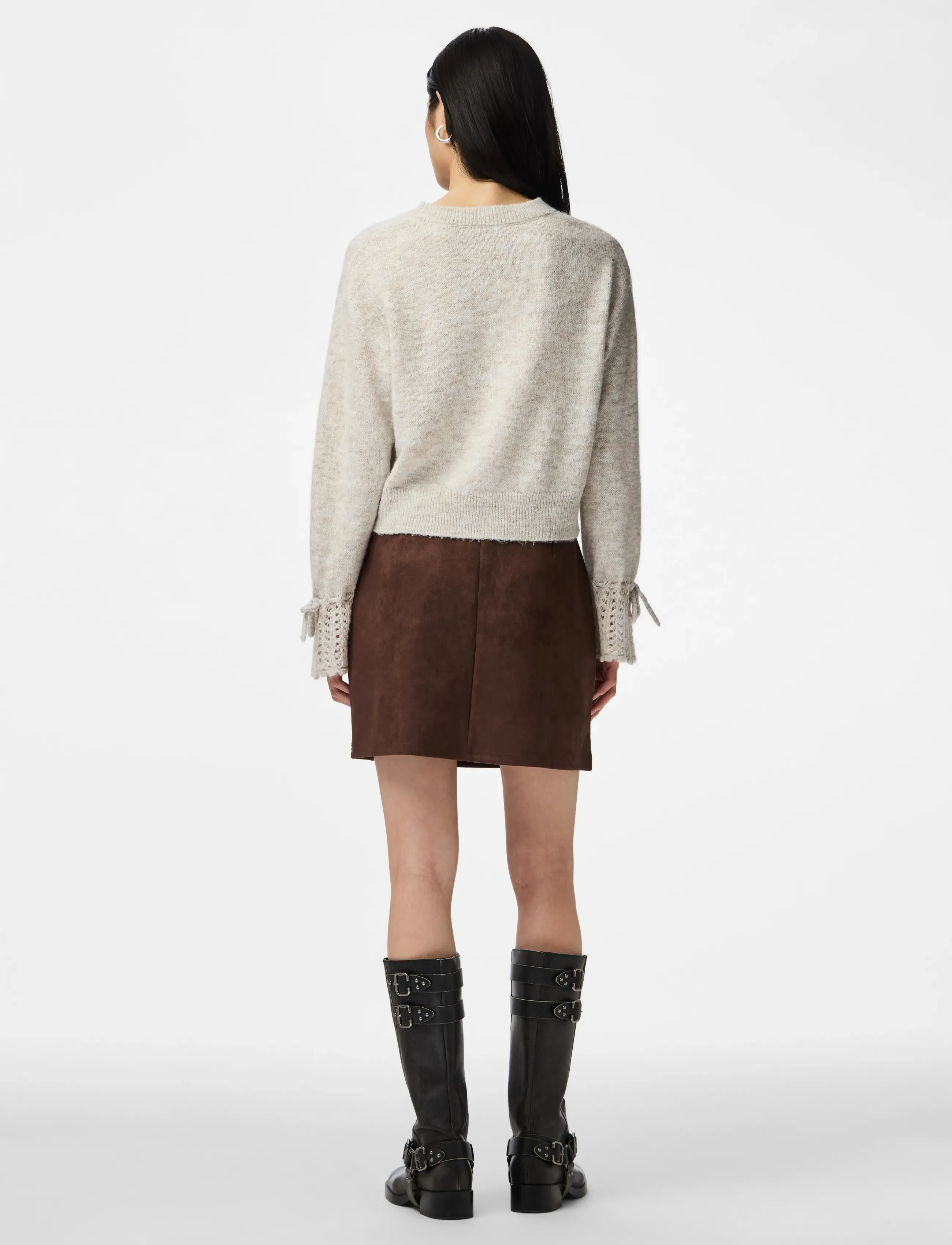 Pieces - PCSMILLA LS KNIT CARDIGAN D2D - kardiganid - dove - 3