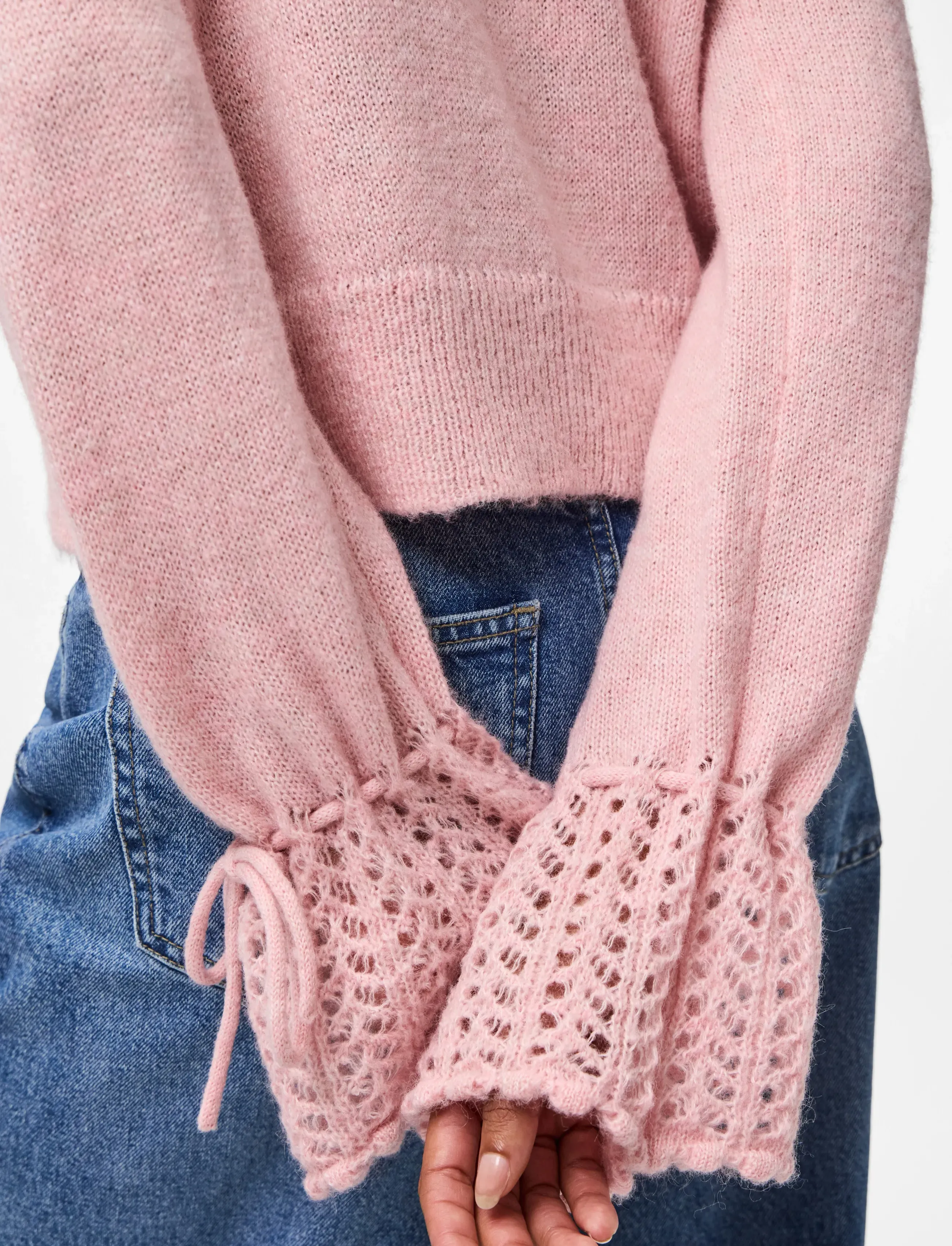Pieces - PCSMILLA LS KNIT CARDIGAN D2D - koftor - pink tulle - 5
