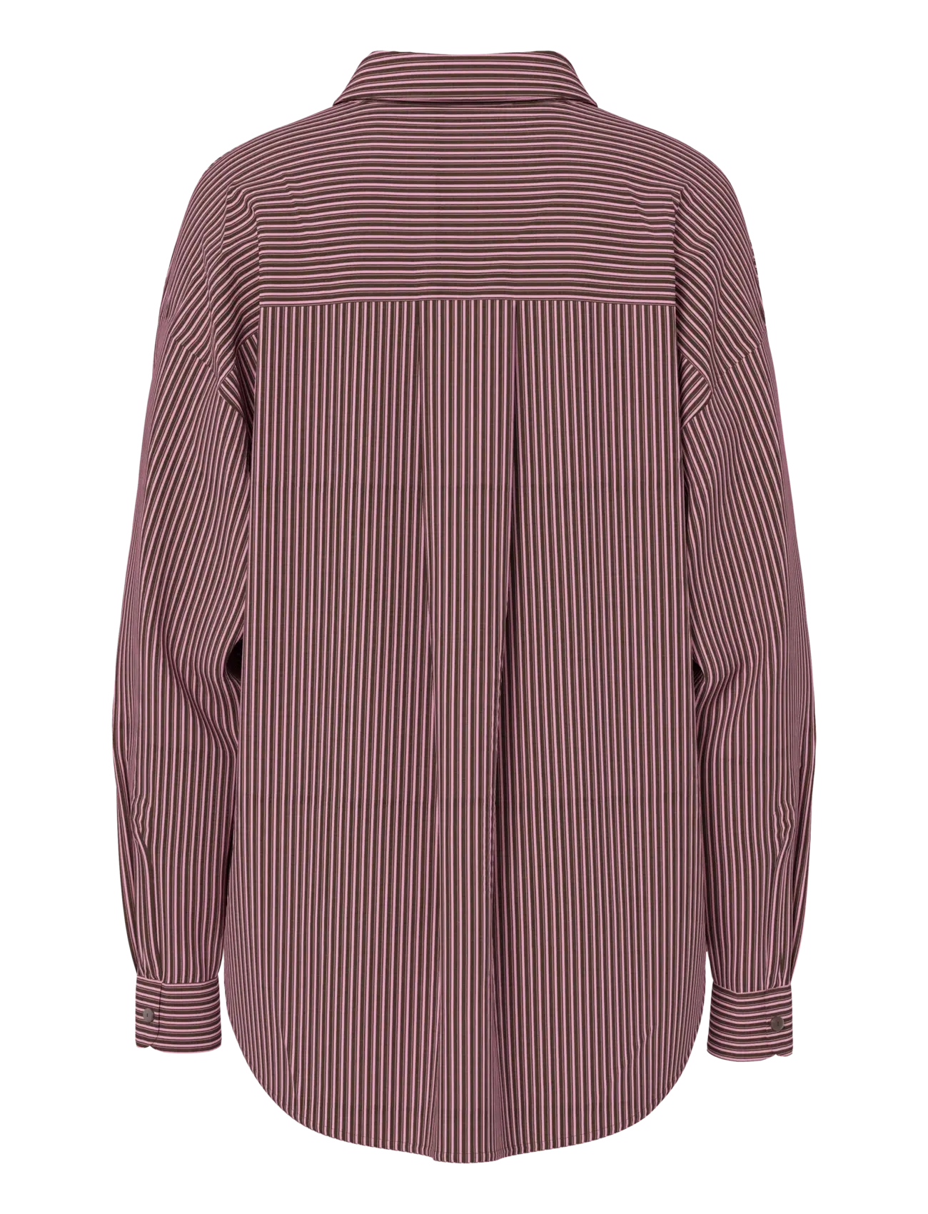 Pieces - PCEMMY LS LOOSE SHIRT WVN NOOS BC - hot fudge - 1