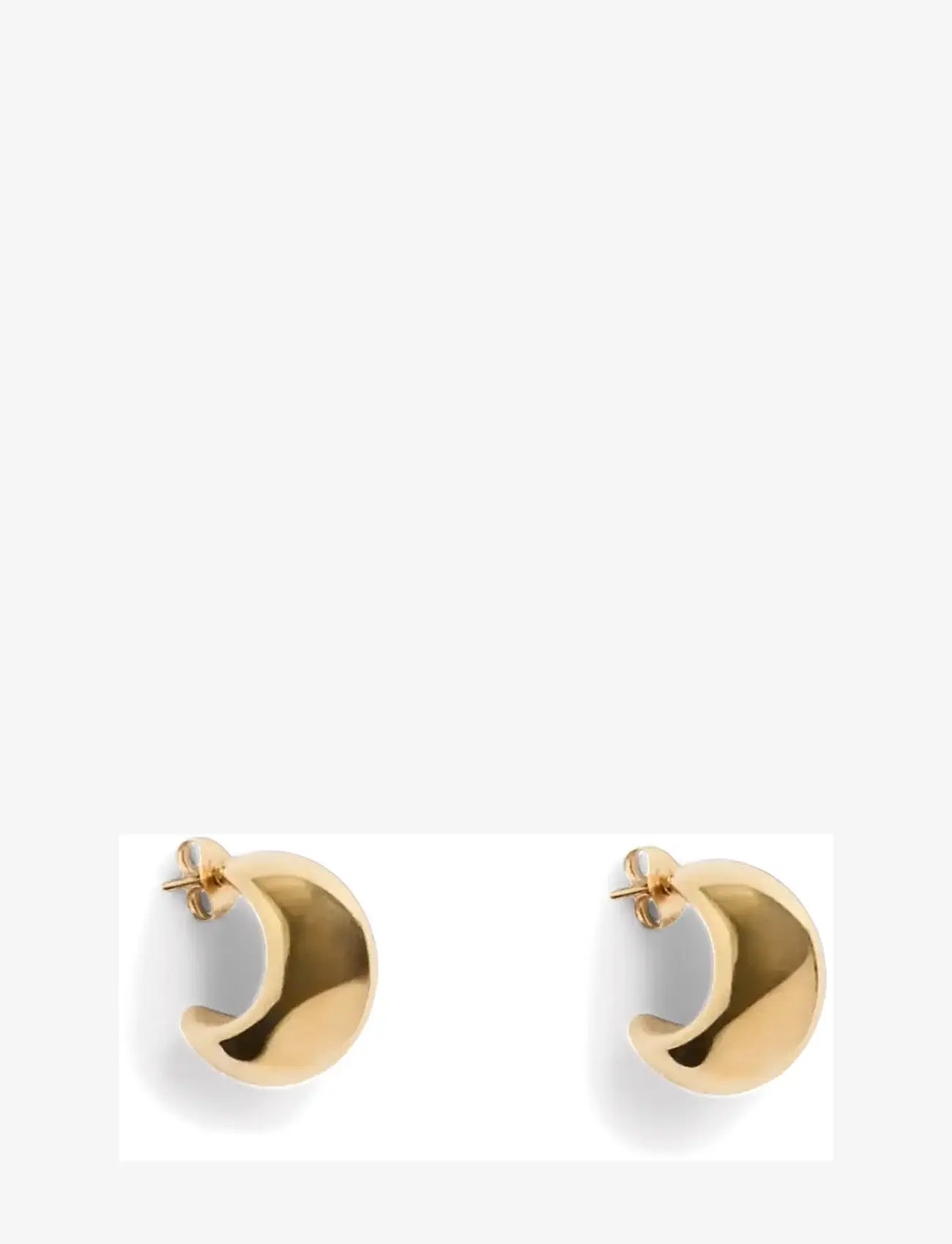 Pieces - PCDEVIA EARRINGS BOX WP - creoler & hoops - gold colour - 1