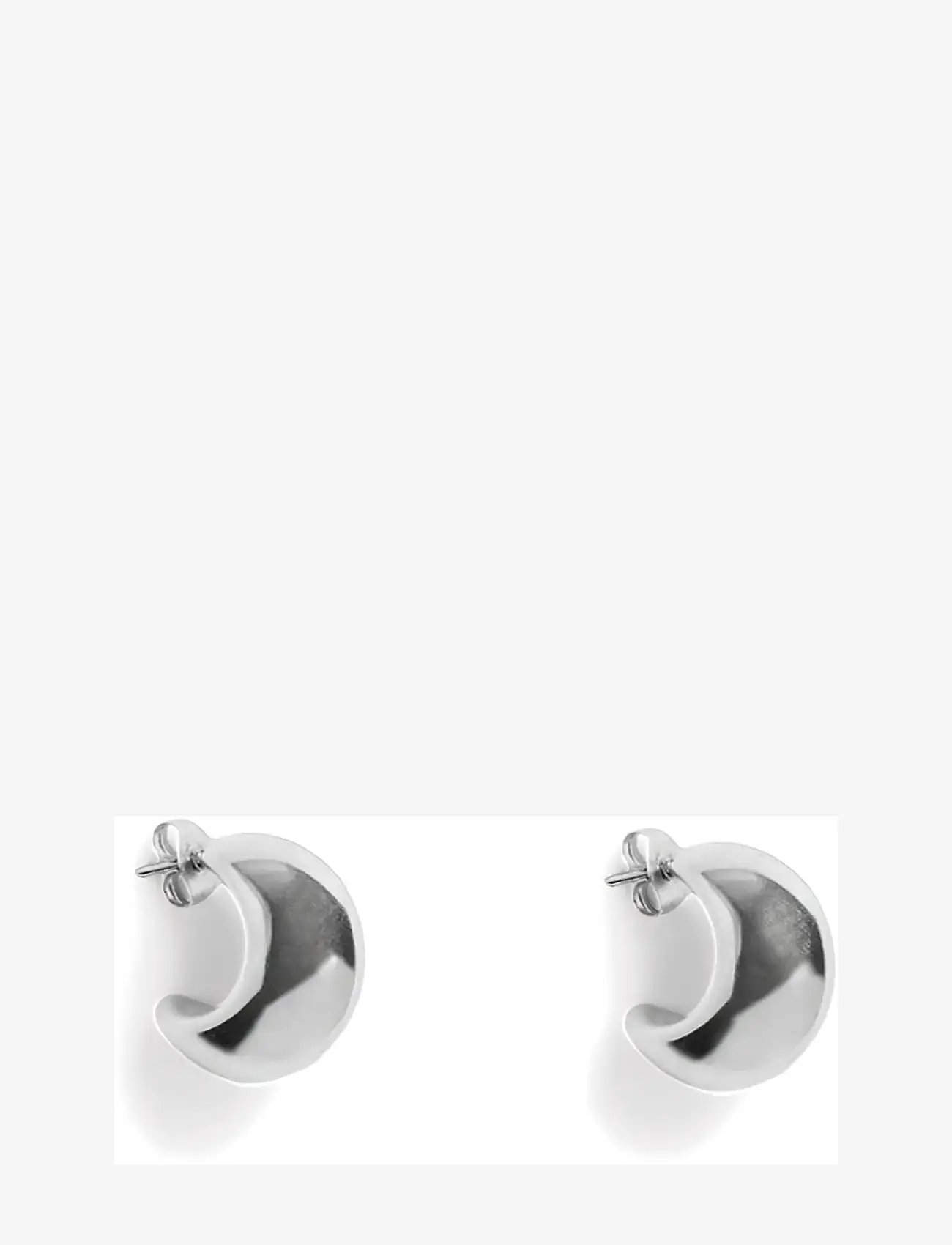 Pieces - PCDEVIA EARRINGS BOX WP - creoler & hoops - silver colour - 1