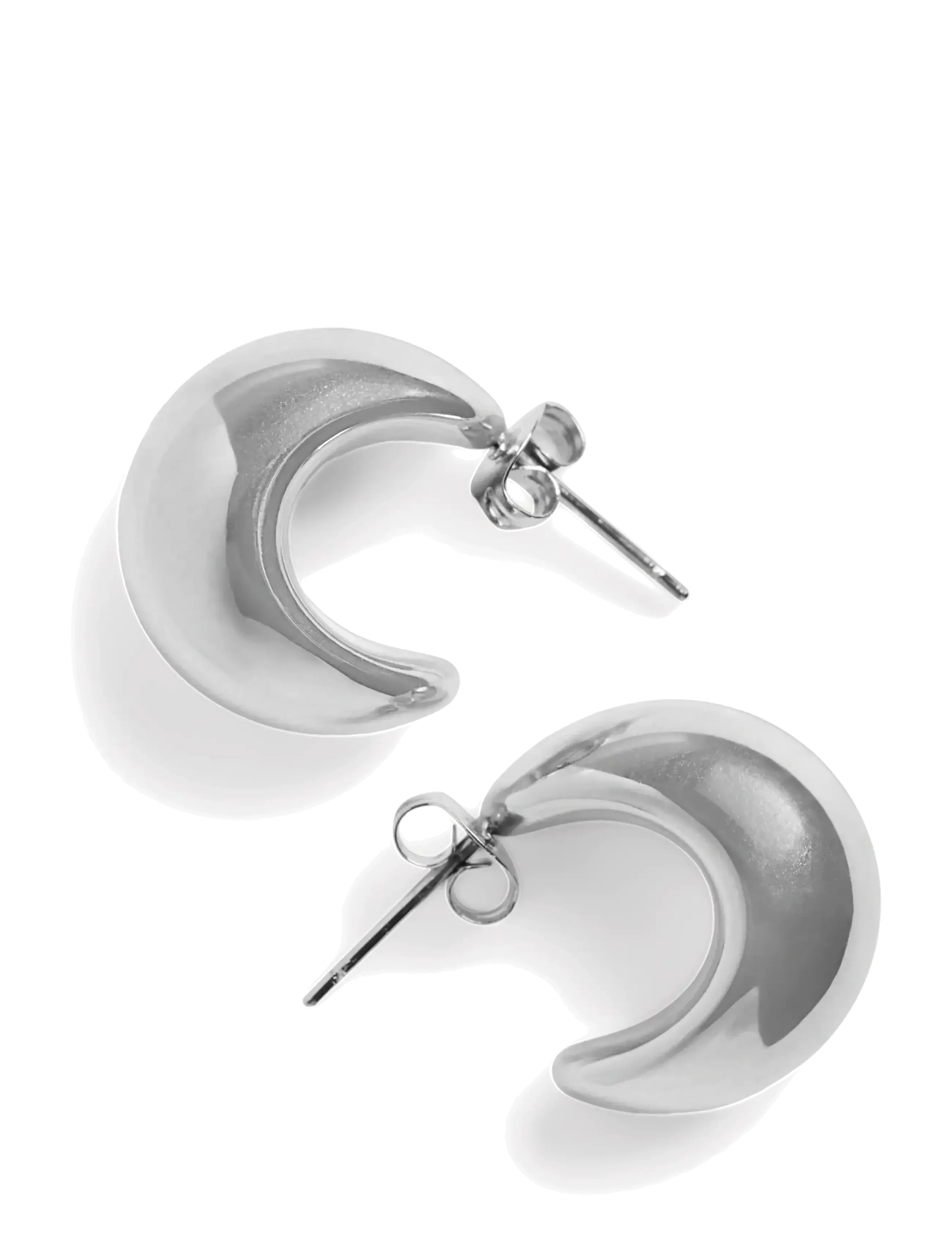 Pieces - PCDEVIA EARRINGS BOX WP - kreolen - silver colour - 2