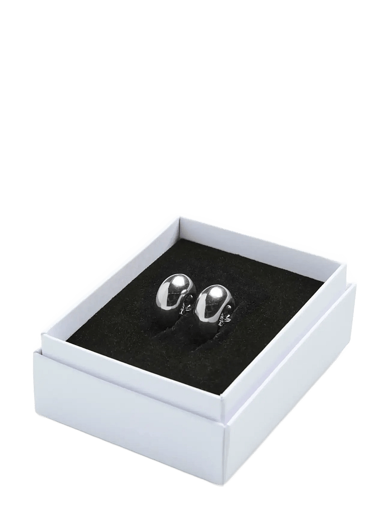 Pieces - PCDEVIA EARRINGS BOX WP - creoler & hoops - silver colour - 3