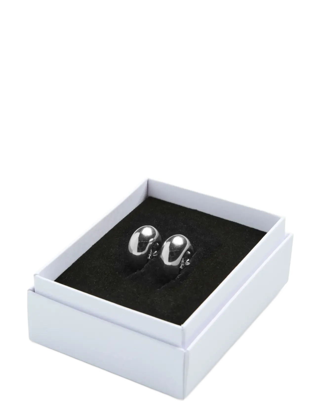 Pieces - PCDEVIA EARRINGS BOX WP - kreolen - silver colour - 3