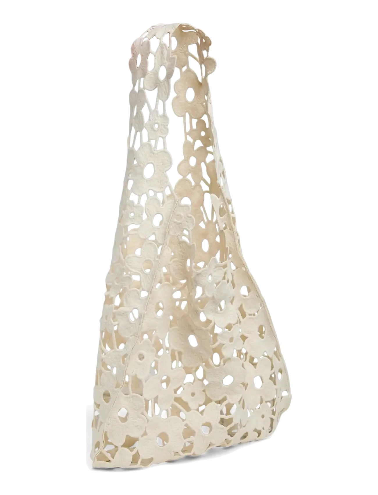 Pieces Pcpernille Flower Lace Bag, One Size, Bags, Creme - Totes, Frauen