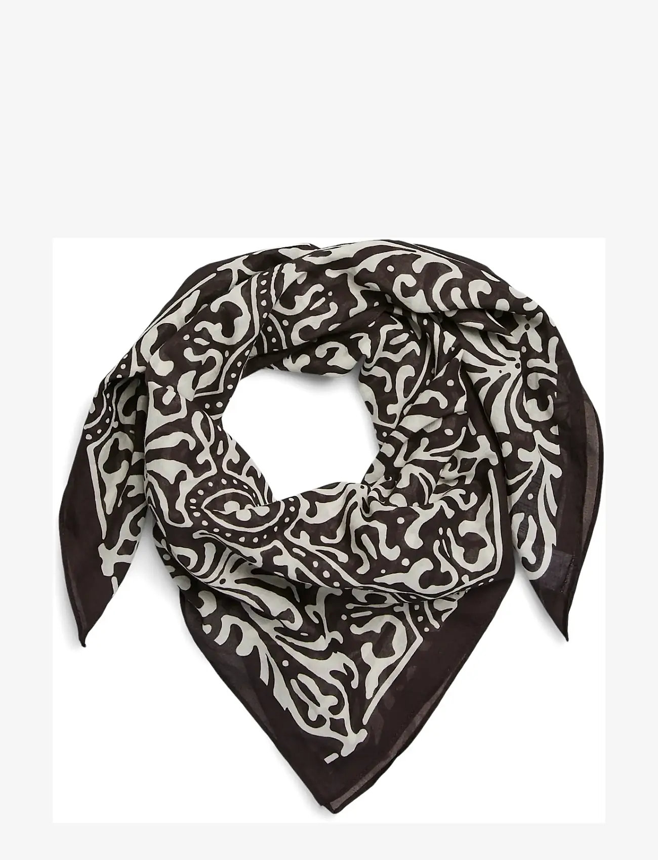 Pieces - PCPHILINE SQUARE SCARF BC - tynde tørklæder - chicory coffee - 1